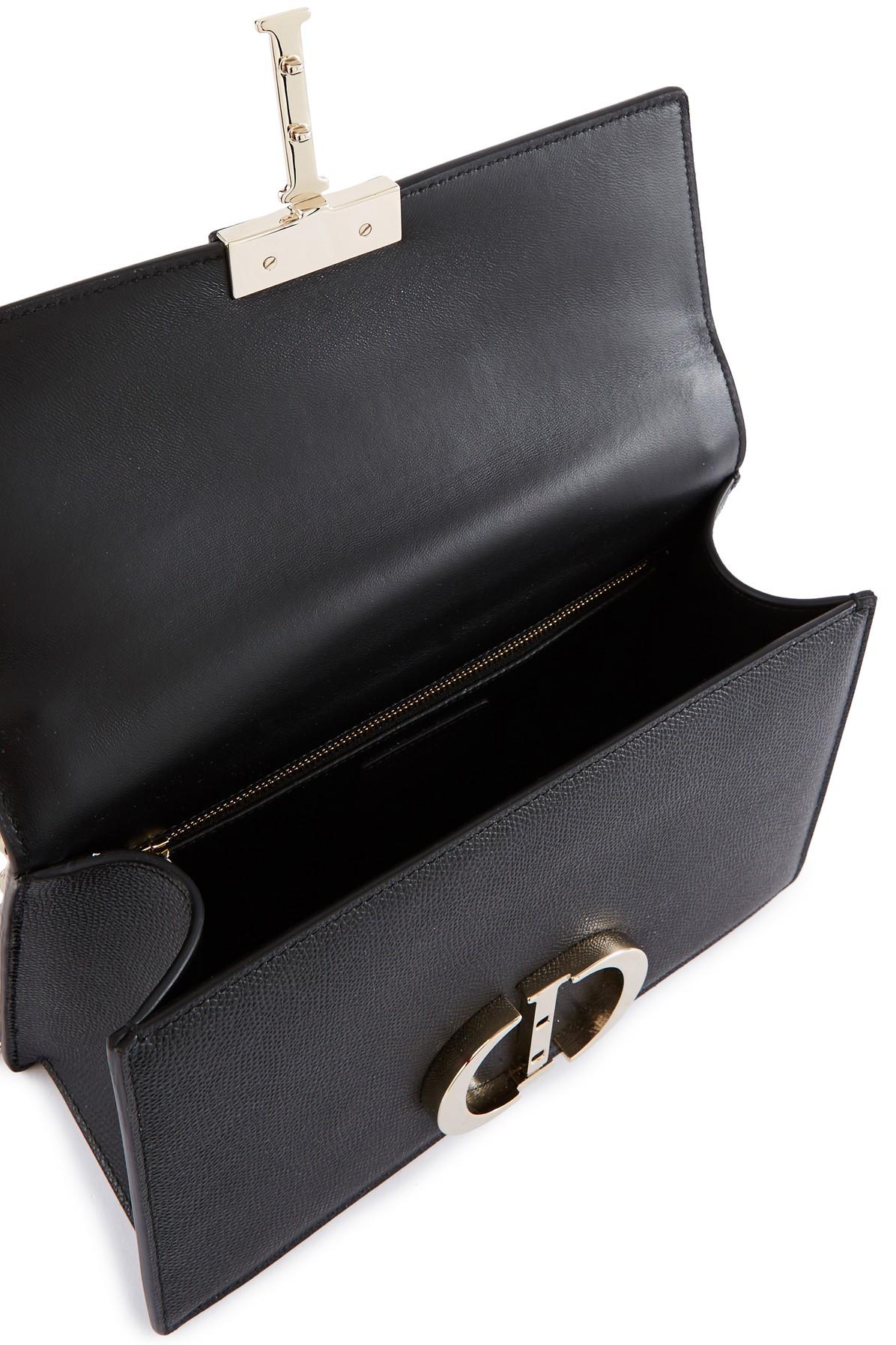 Dior - Small 30 Montaigne Bag Black Calfskin - Women