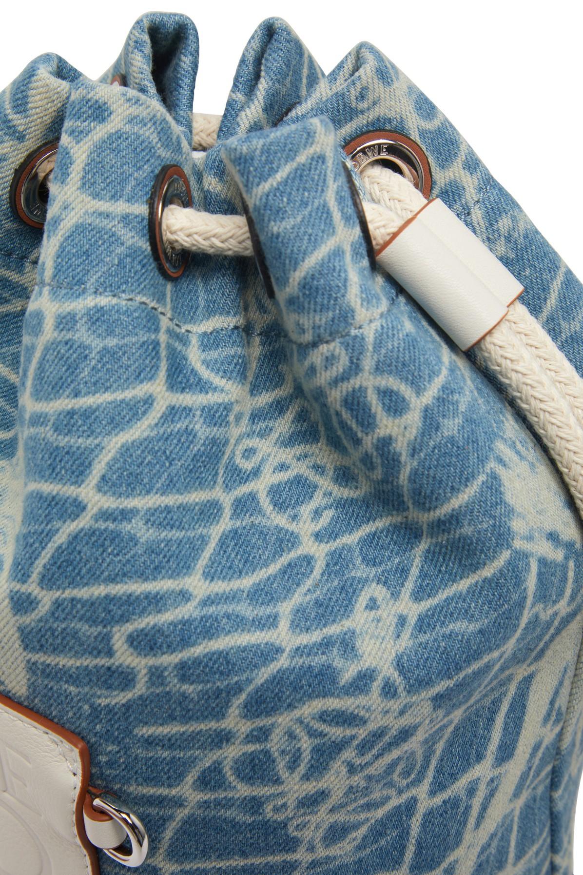 científico Peaje ira Loewe Paula's Ibiza - Small Sailor Bag in Blue | Lyst