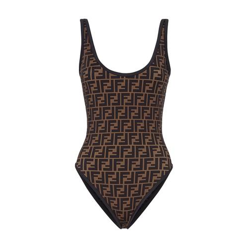 Fendi One-piece Swimsuit in Black | Lyst