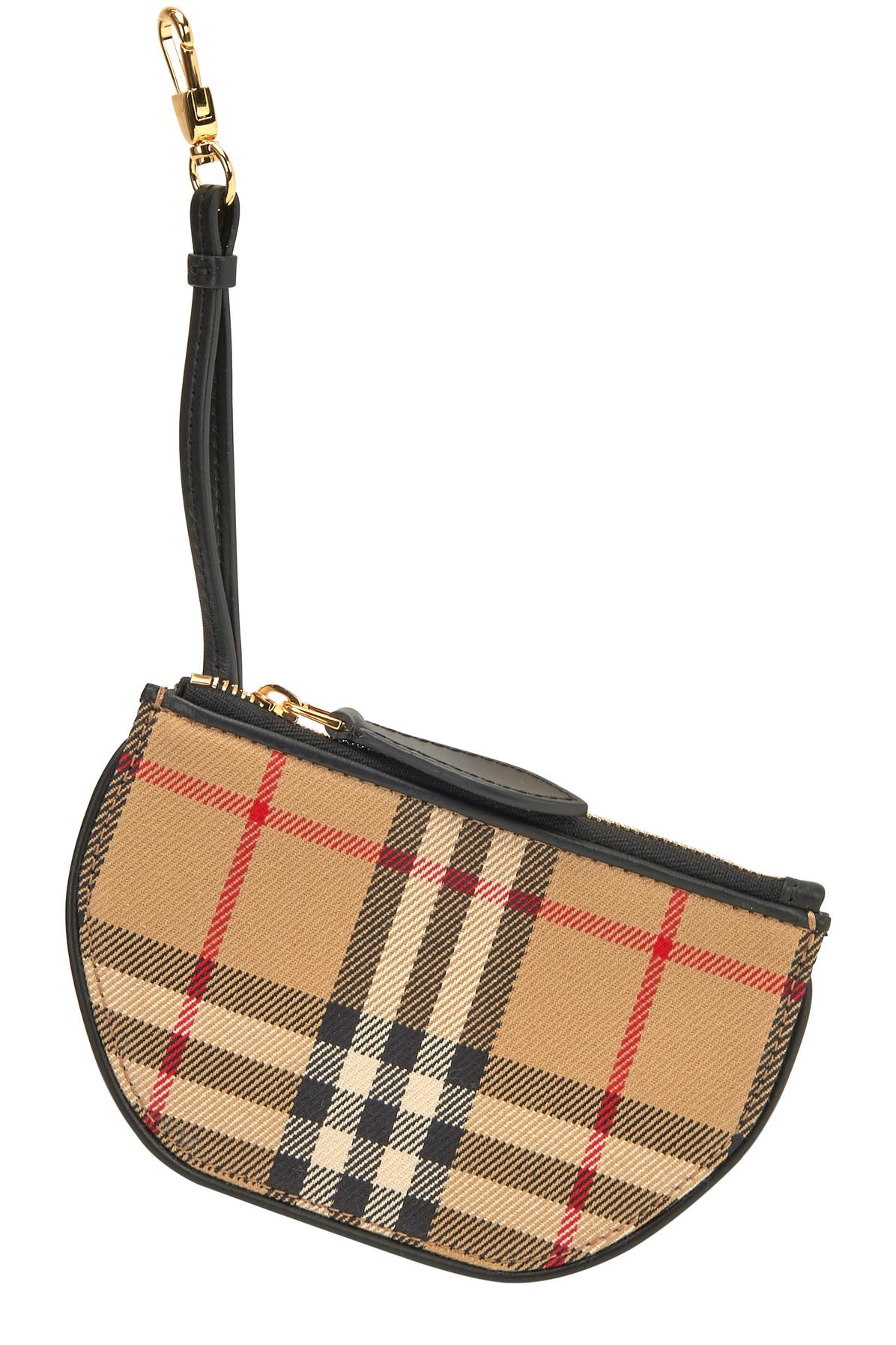 Burberry Vintage Check Cotton Olympia Coin Case | Lyst