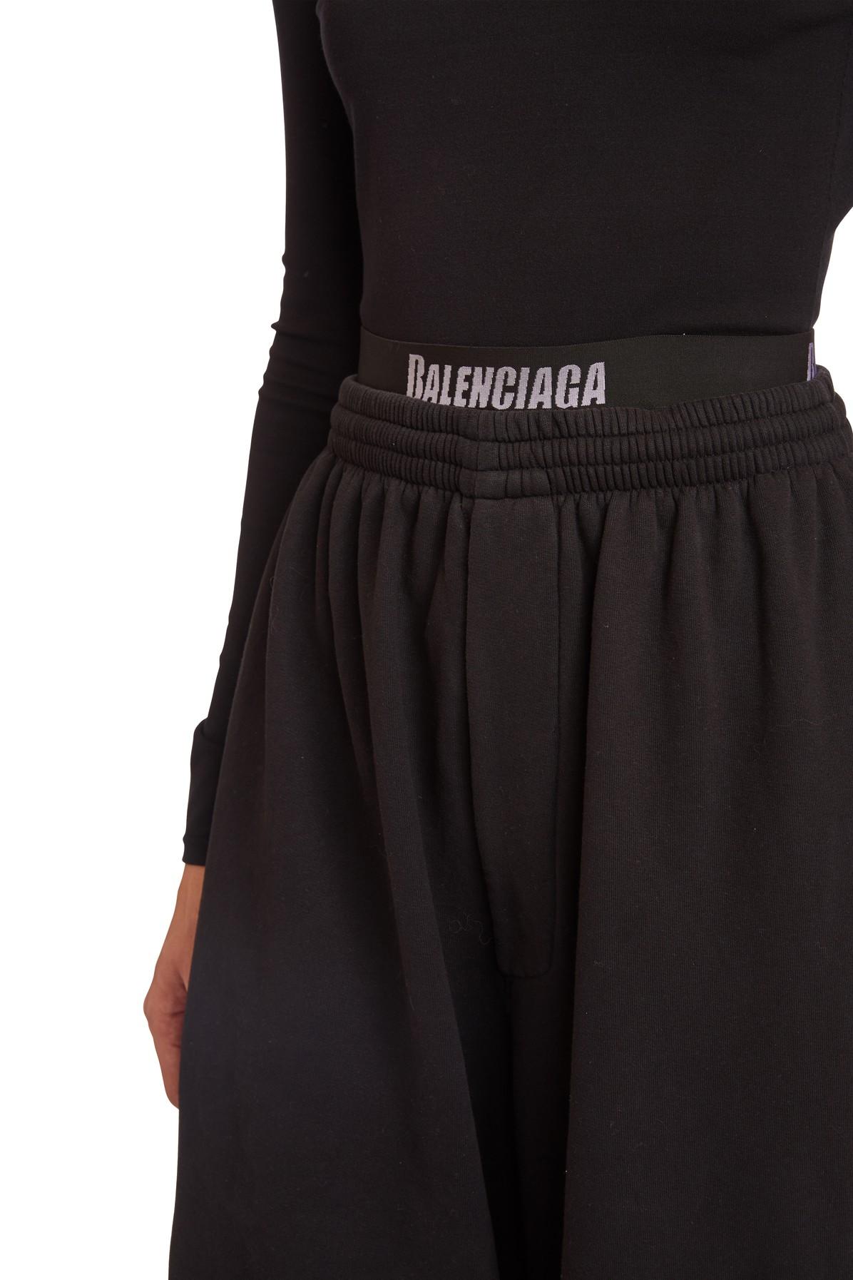 Balenciaga Elastic Sweatpants in Black | Lyst