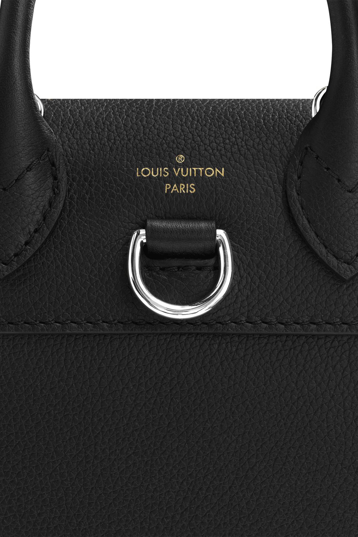 LOUIS VUITTON Calfskin Lockme Mini Backpack Black 1233432