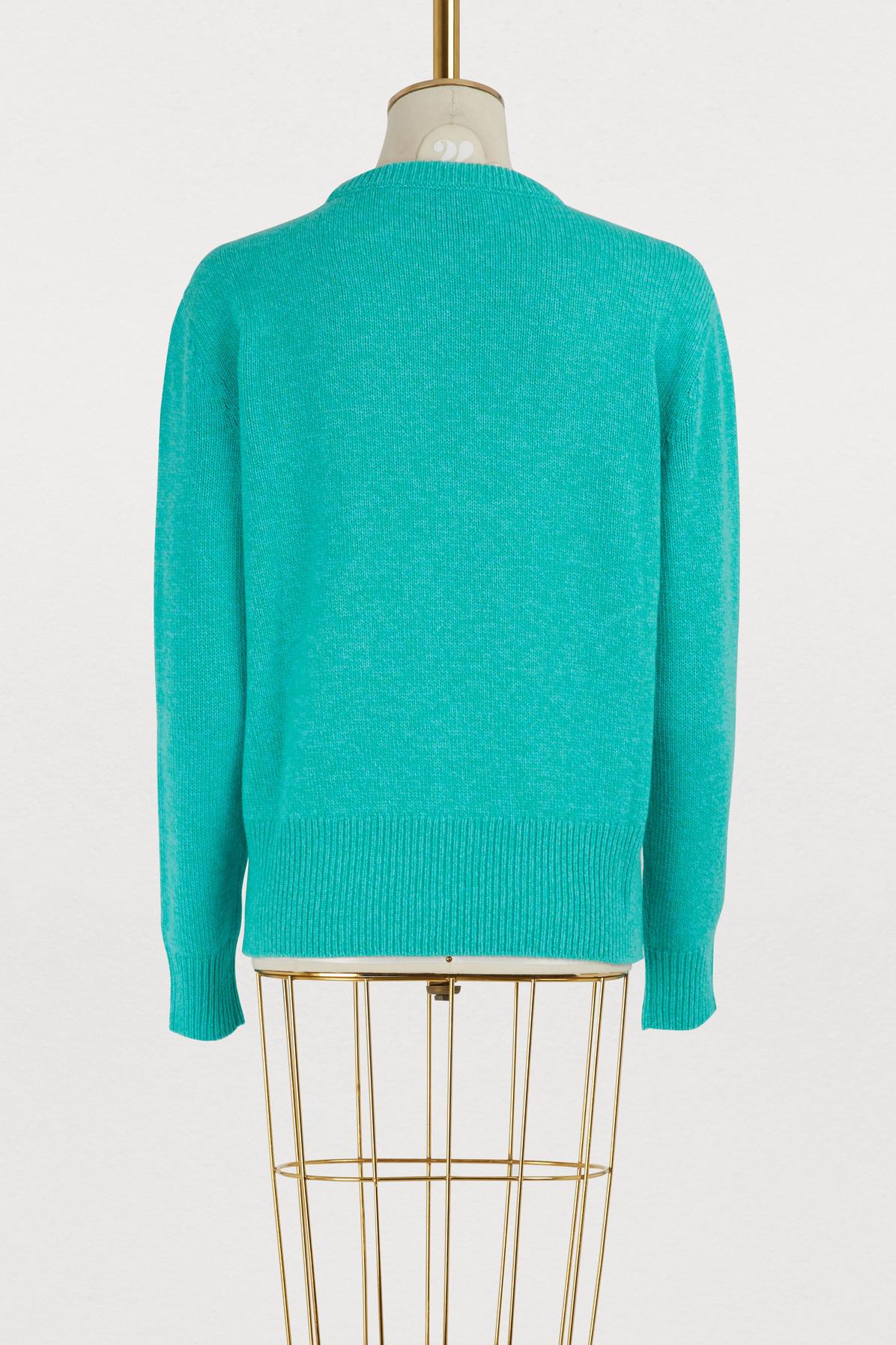 Gucci Bambi Wool Sweater in Blue - Lyst