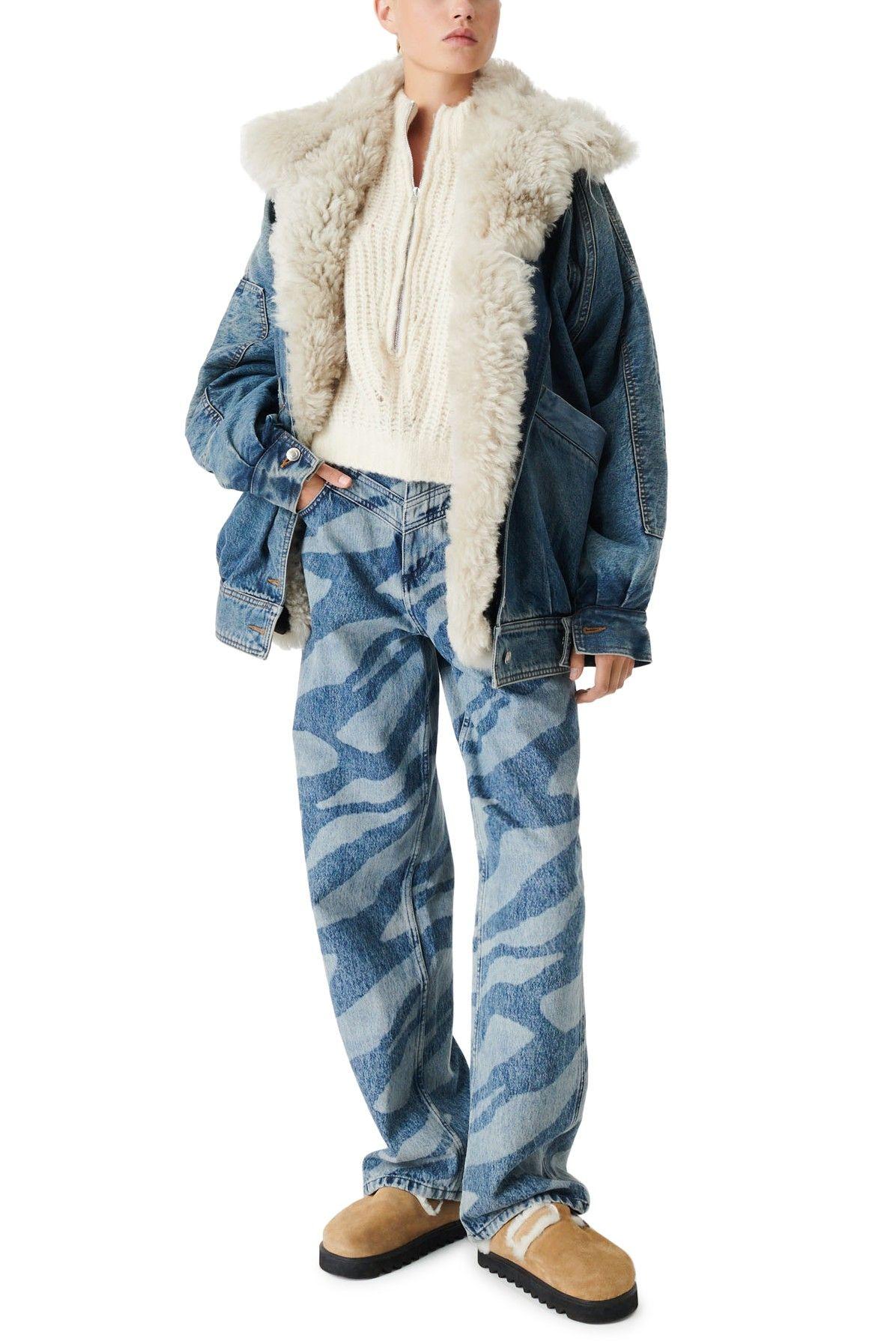 IRO Benton Denim Jacket in Blue Lyst