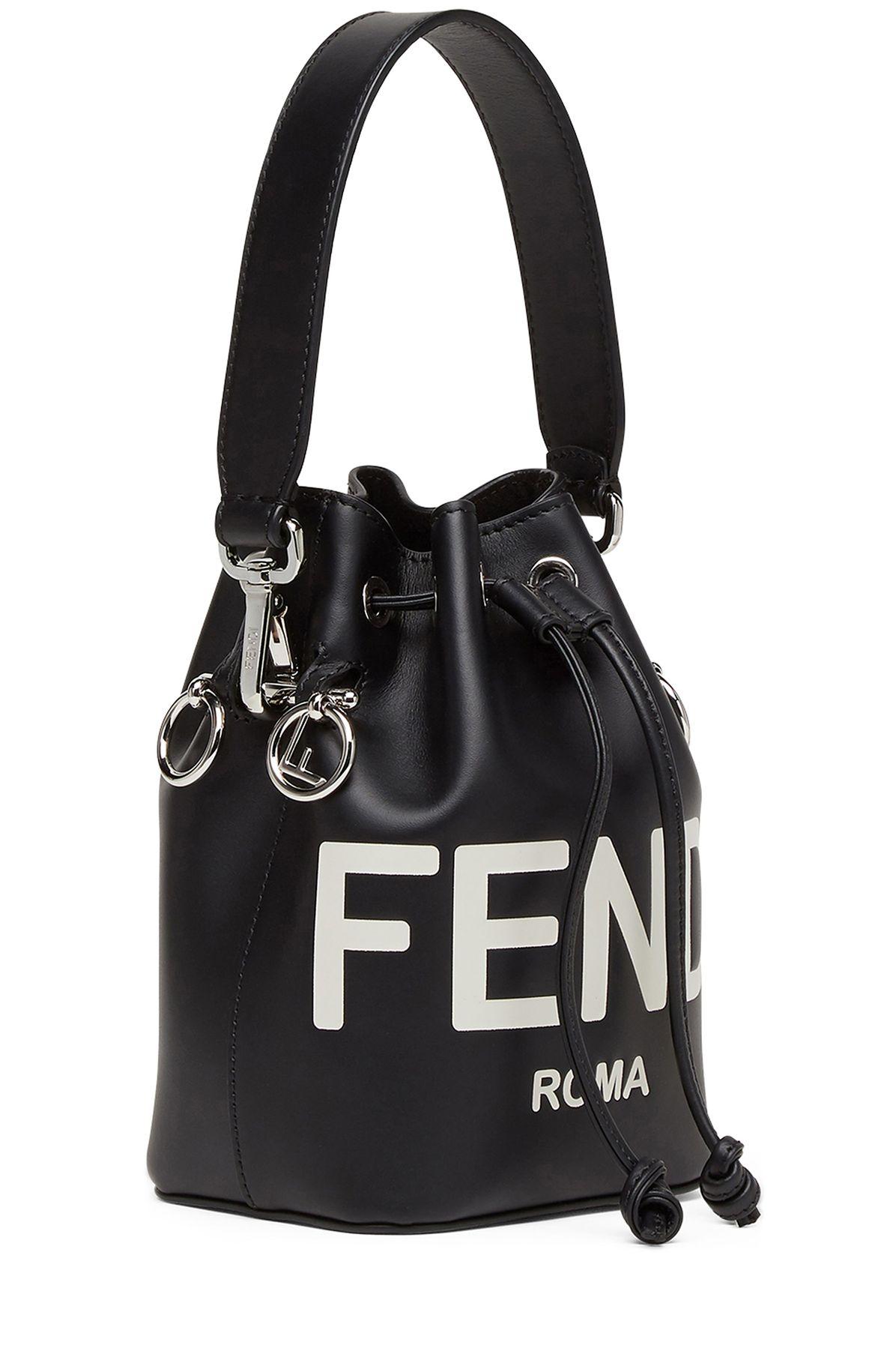 Fendi bucket deals bag black
