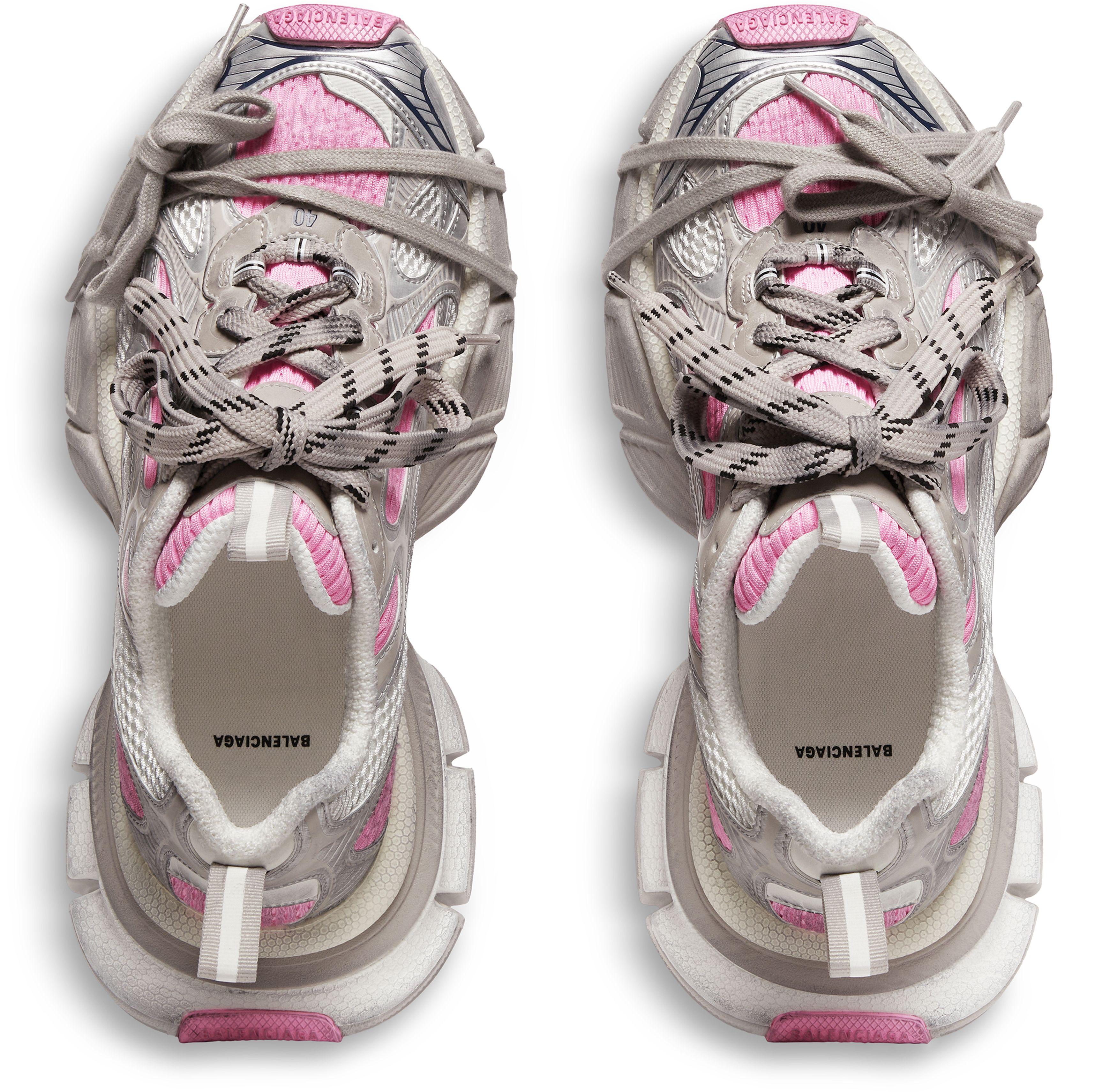 特価 バレンシアガ balenciaga 3XL sneakers 38 ホワイト/ブルー/グレー/レッド の メンズ 3xl Toe Spray