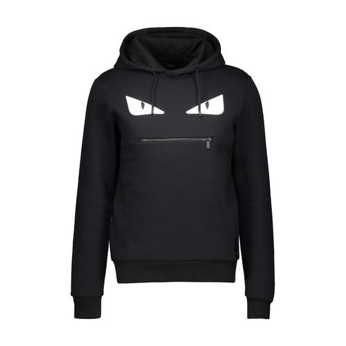 Fendi Denim Monster Eyes Sweatshirt in Black for Men - Save 10% - Lyst