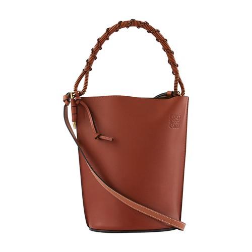 Loewe Women's Brown Gate Handle Bucket Bag