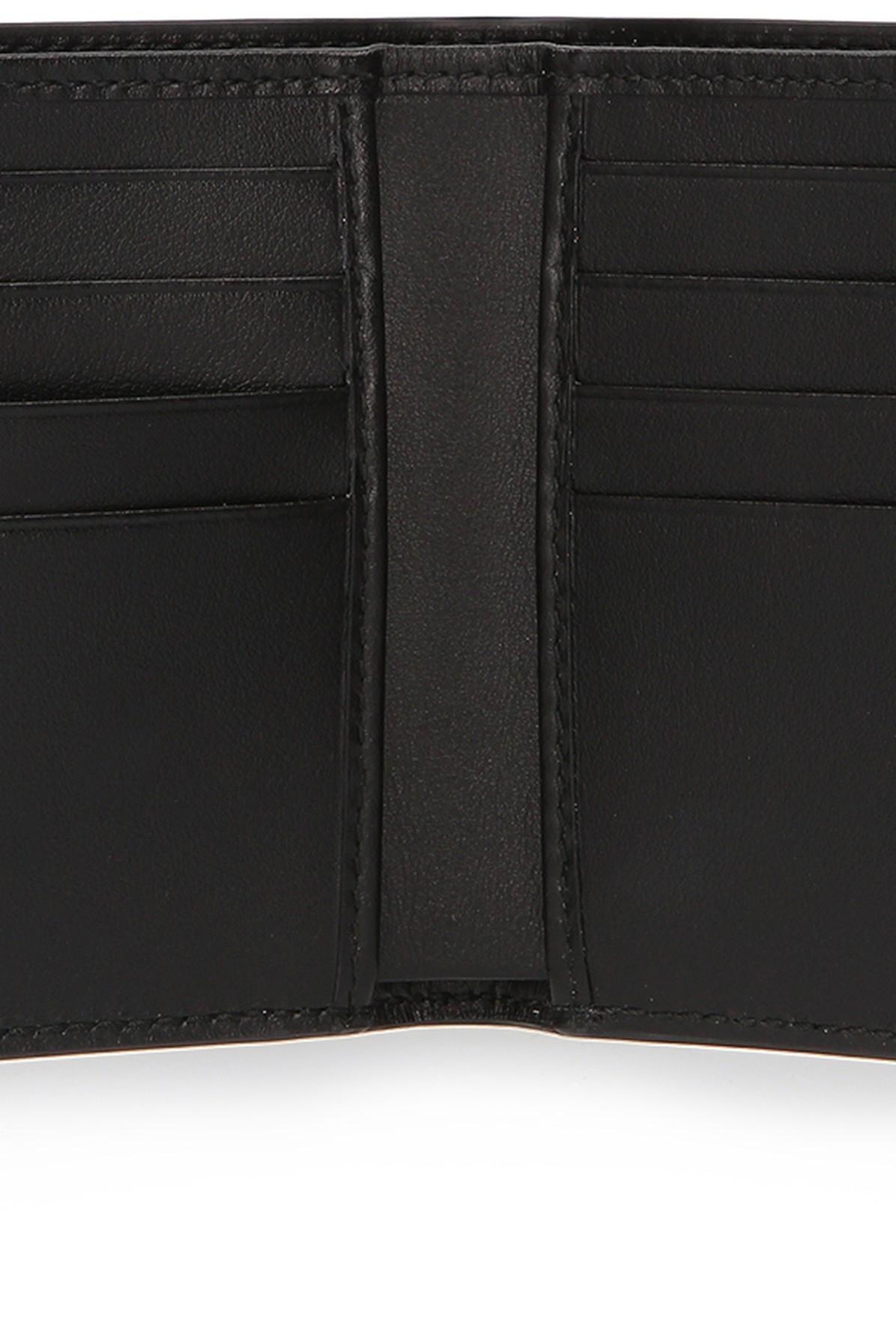 GUCCI Card Holder Canvas Leather Bifold Black Wallet Made in Italy  Authentic Guc