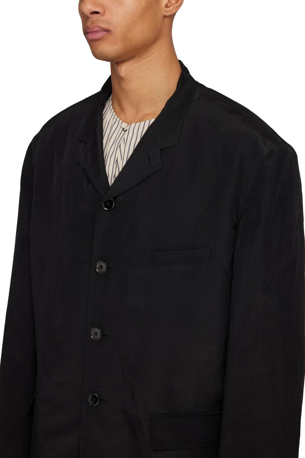 lemaire cropped crombie jacket-