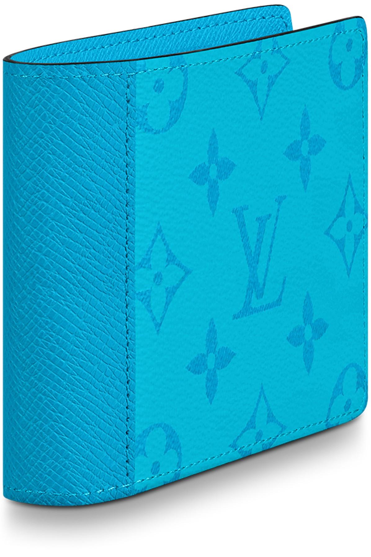 Rare LV multiple wallet (Split pacific blue), Men's Fashion