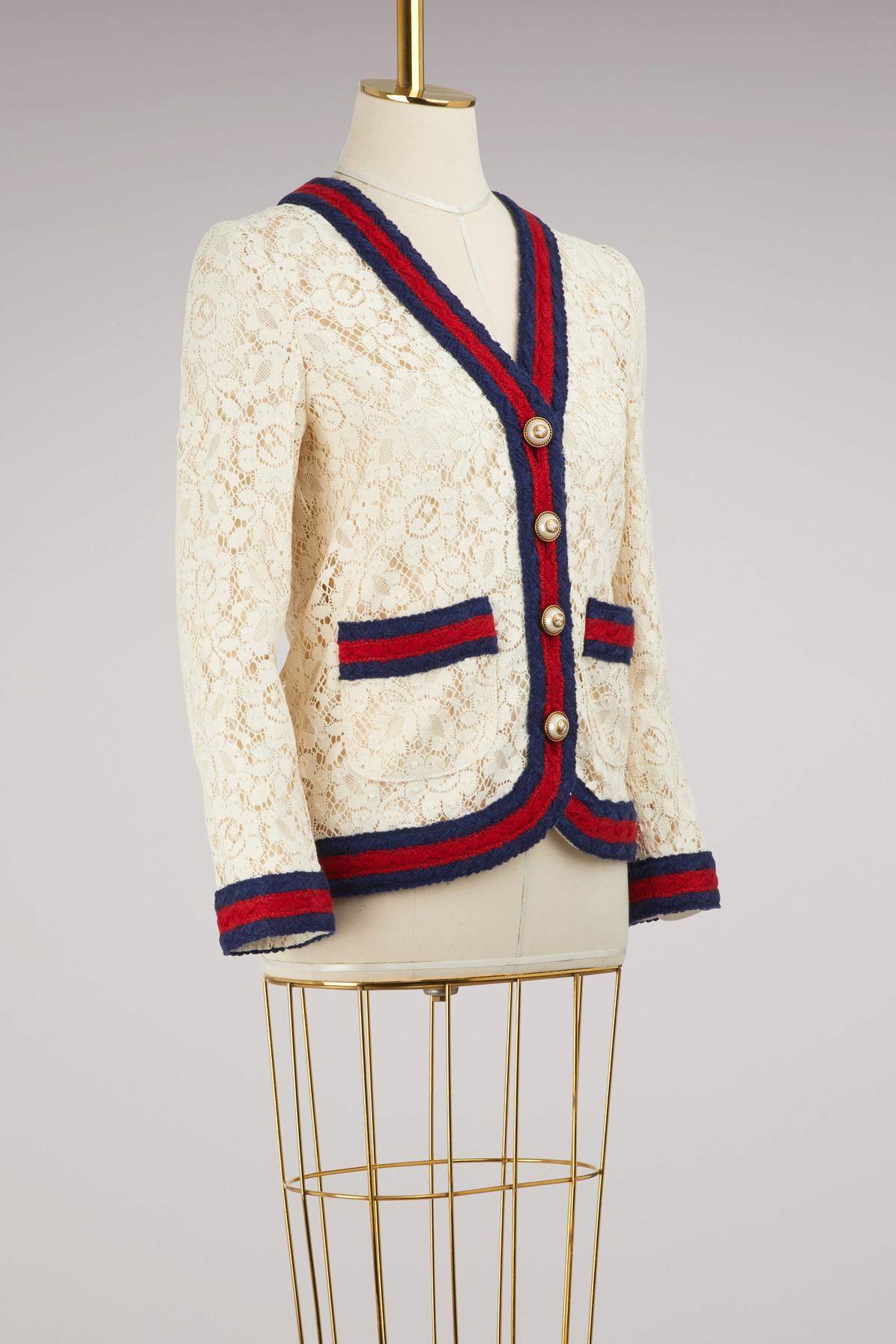 gucci lace jacket