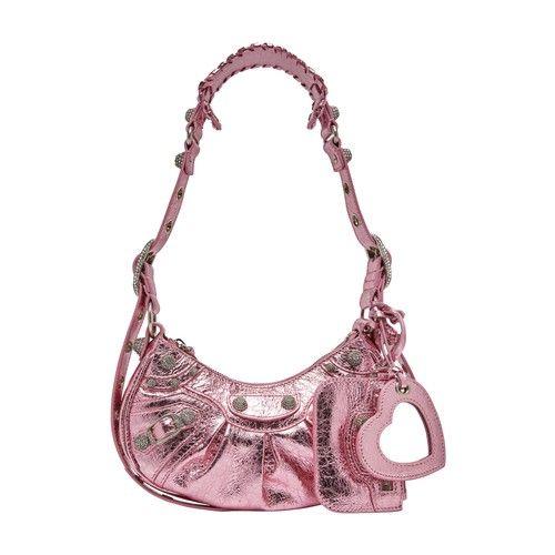 Balenciaga Le Cagole Xs Shoulder Bag Metallized With Rhinestones in ...