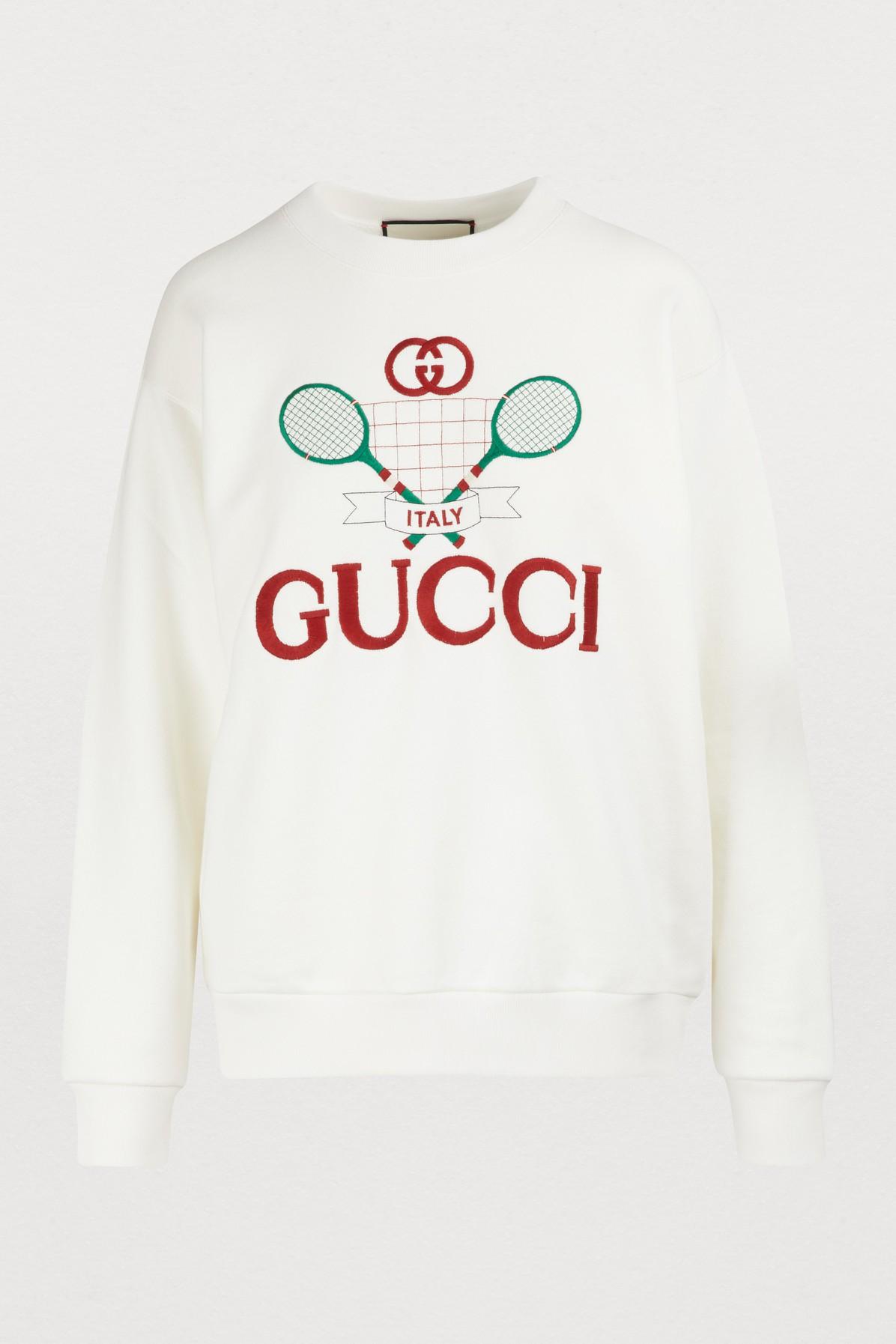 gucci tennis sweatshirt dupe