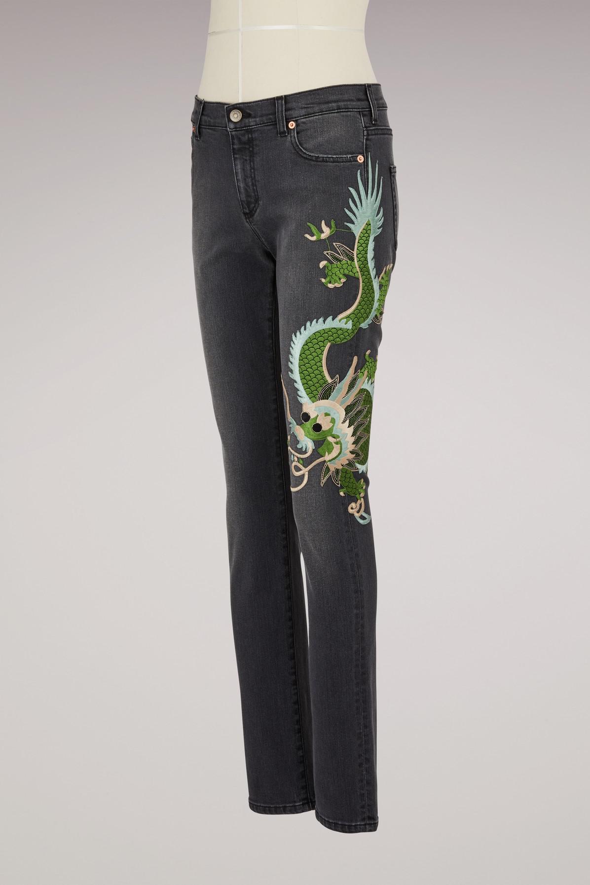 gucci dragon jeans