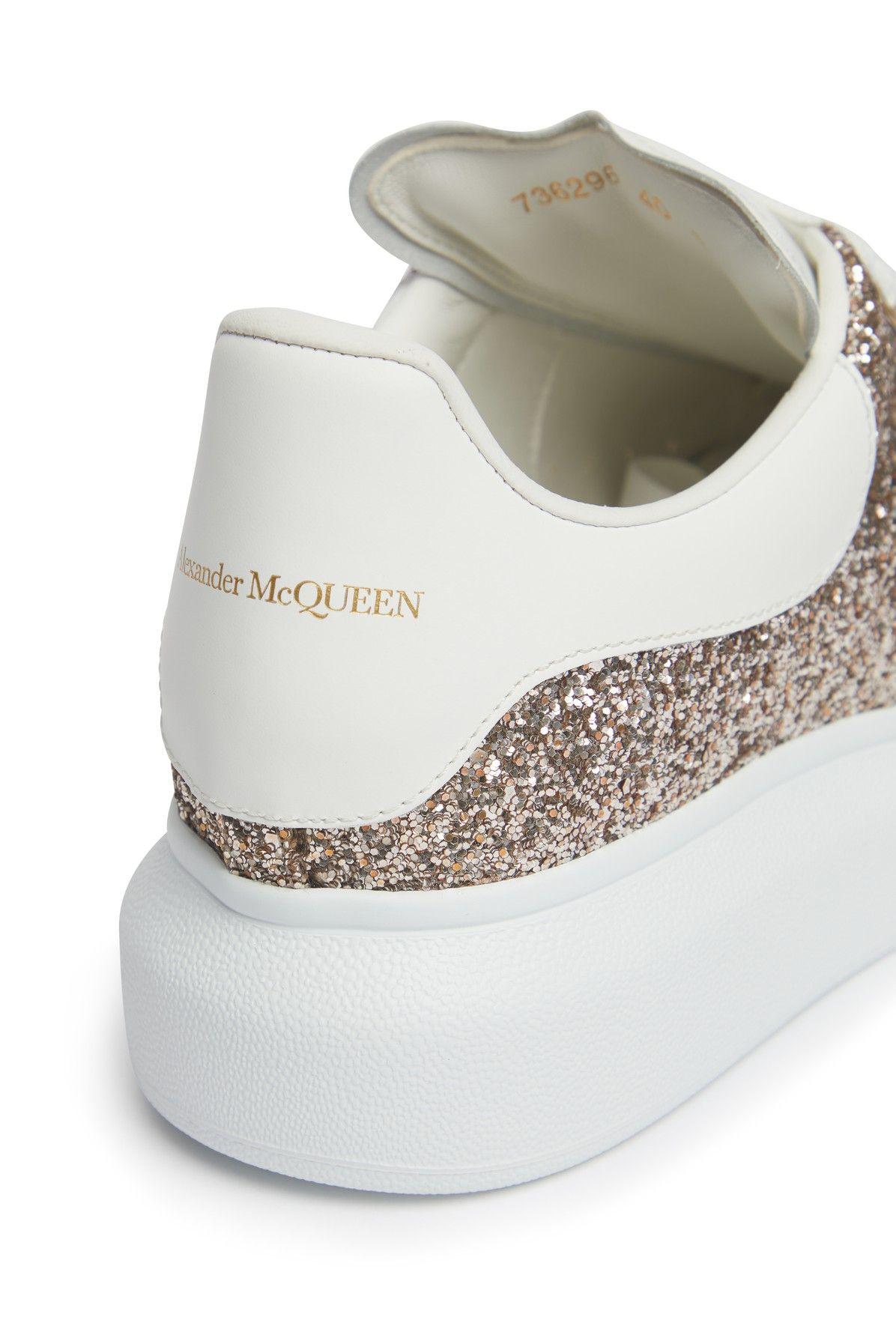 Alexander McQueen Oversize Sneakers With Glitter Detail | Lyst