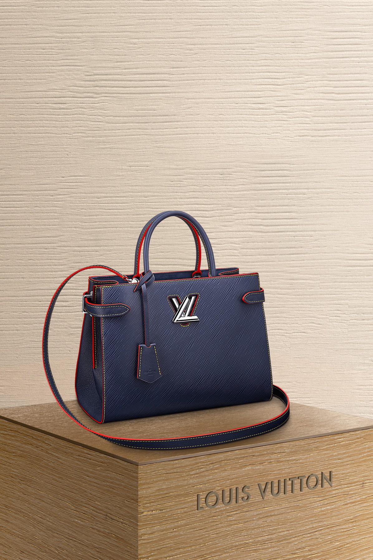 Cabas Twist Louis Vuitton en coloris Bleu | Lyst