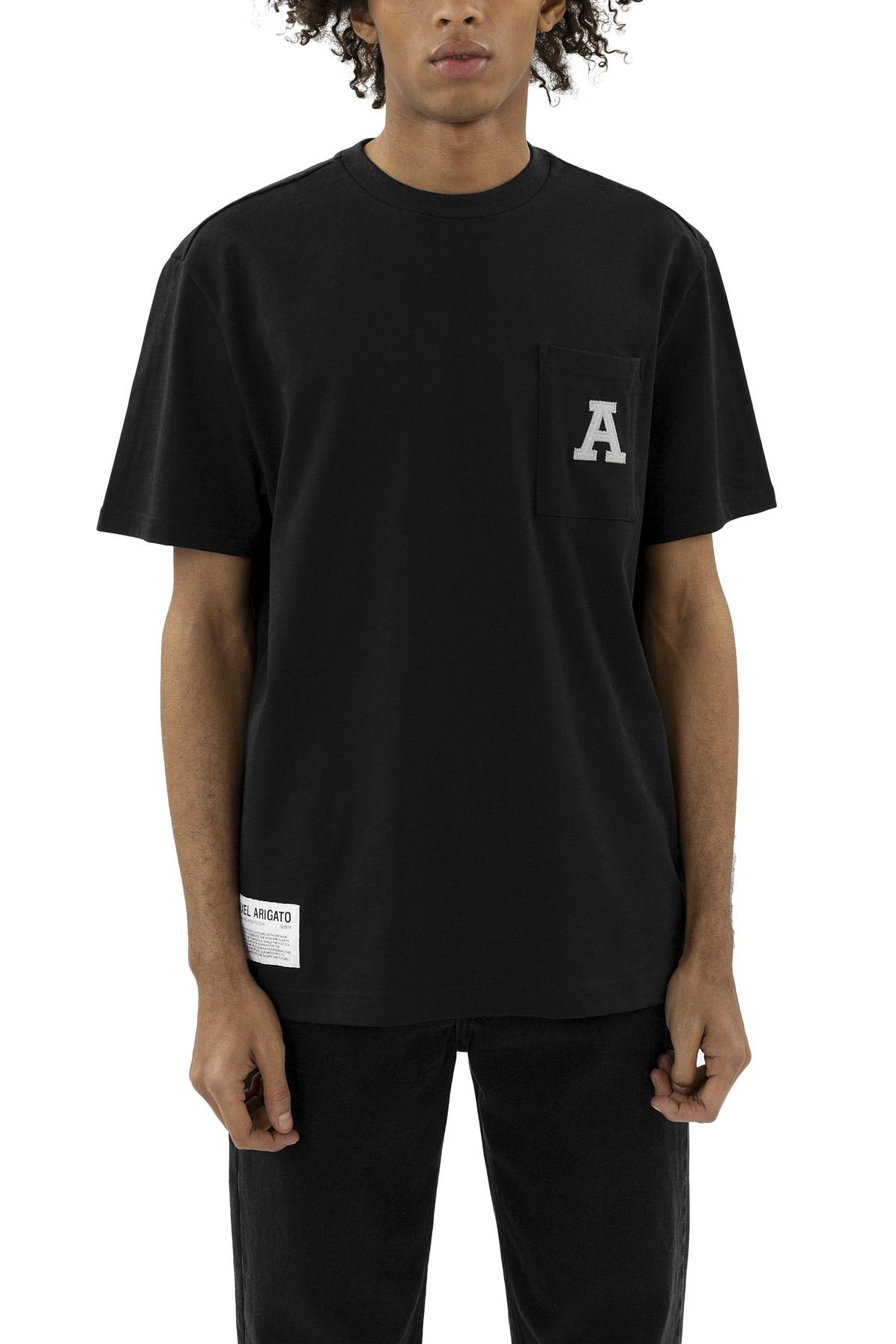 Axel Arigato Cotton Homeschool Pocket T-shirt in Black for Men | Lyst