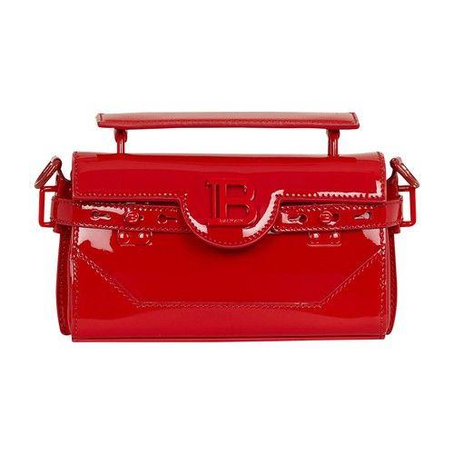 B-Buzz 19 patent leather bag red - Women