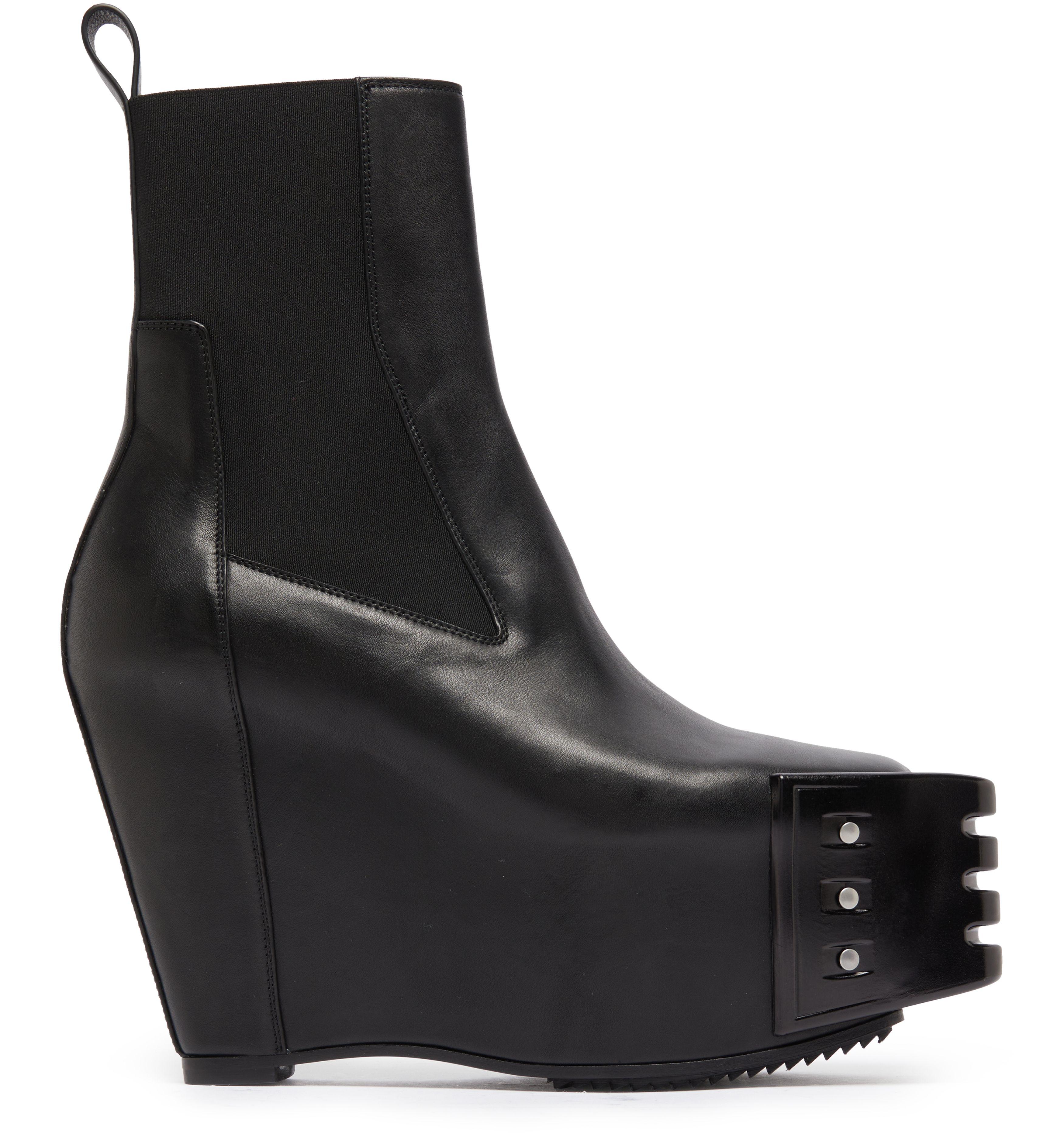 Rick Owens Kiss platform grilled boots42