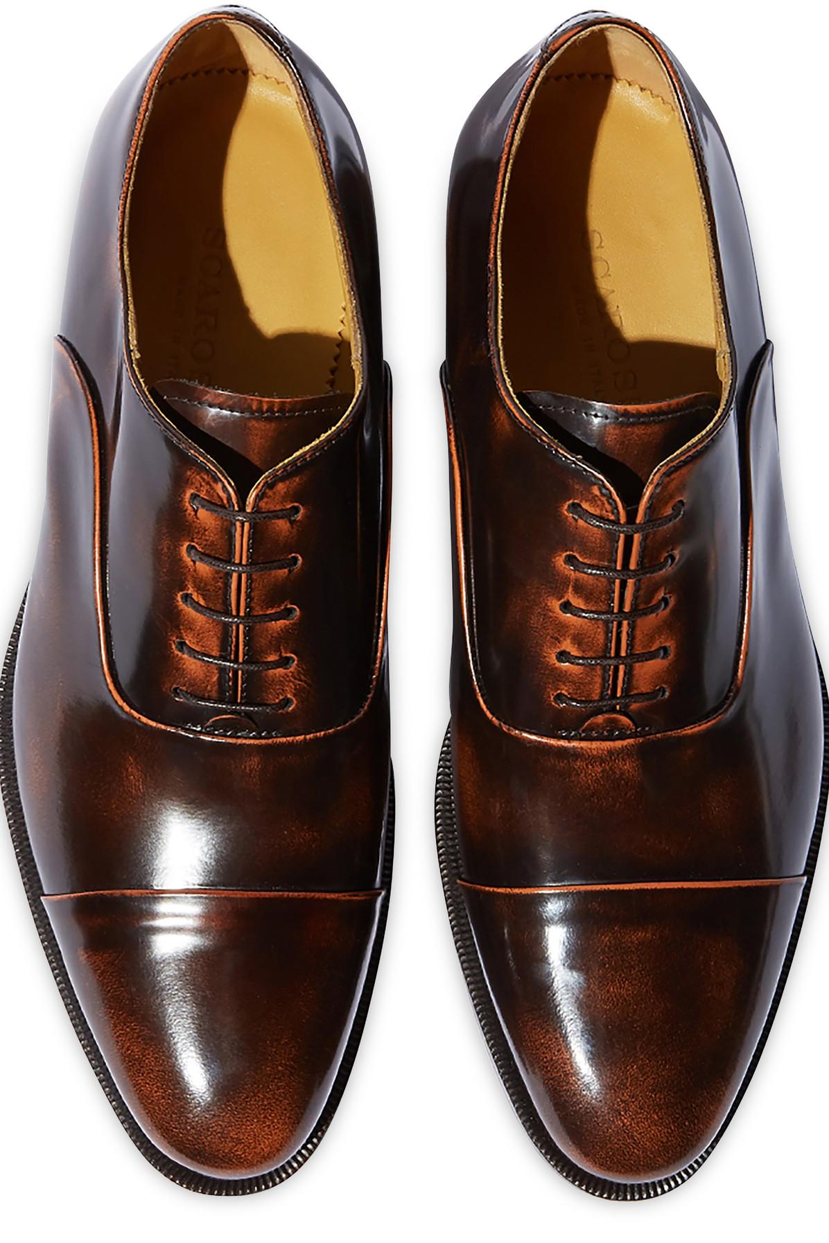 SCAROSSO Leather Lorenzo Derbies in Brown_calf (Brown) for Men - Save 12% |  Lyst