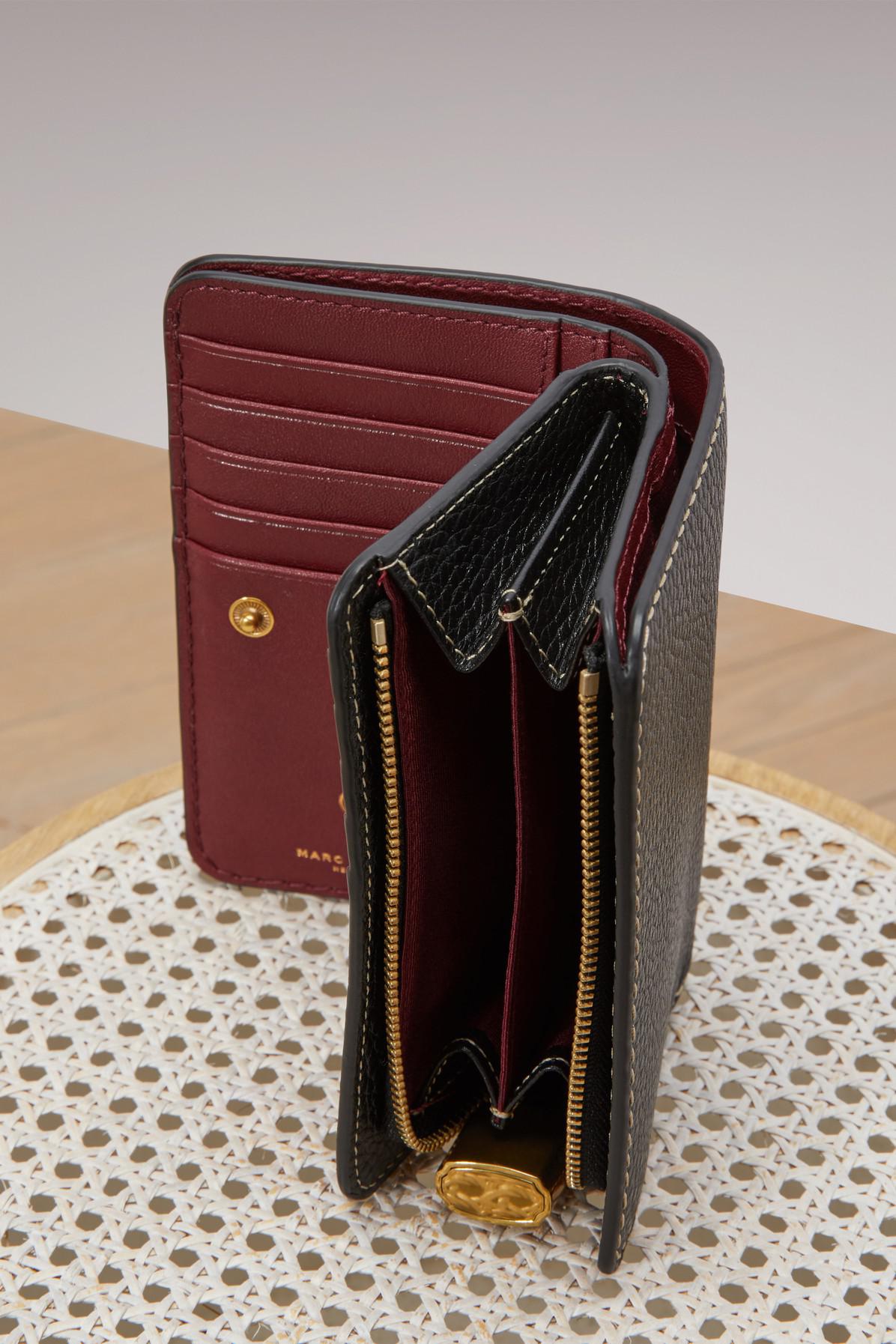 Marc Jacobs Leather The Grind Wallet in Black Lyst