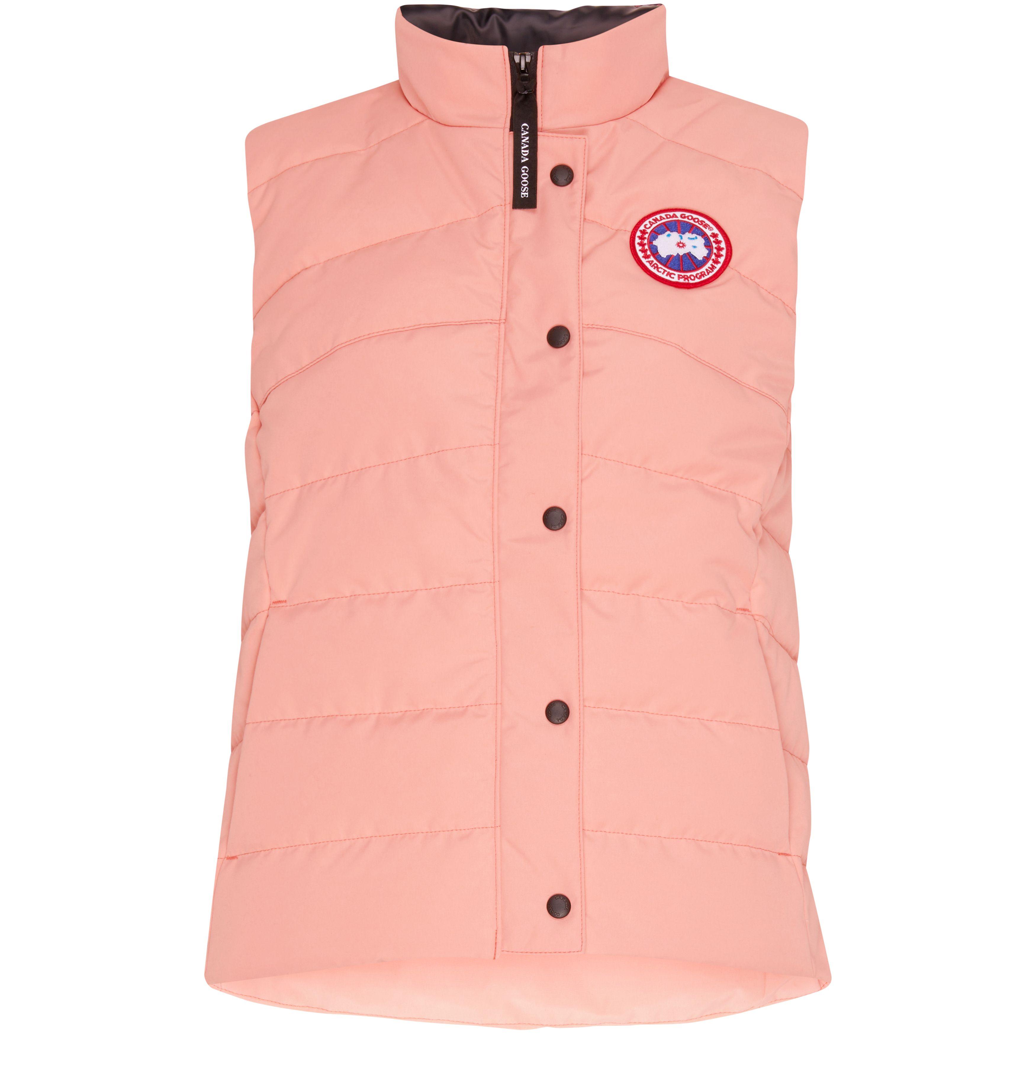 Canada goose vest pink hotsell