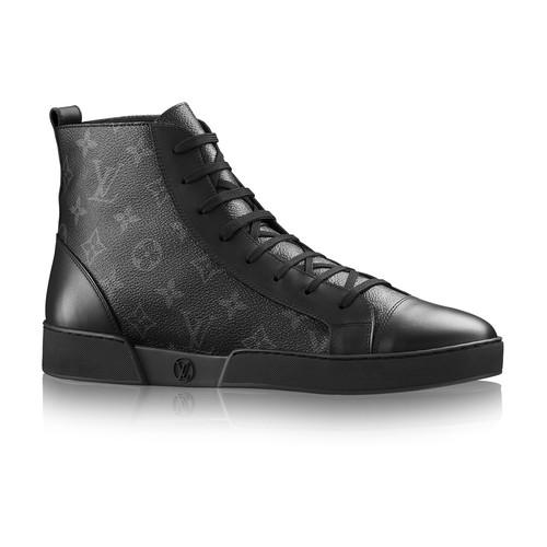 Louis Vuitton Match-up Sneaker Boot in Black | Lyst
