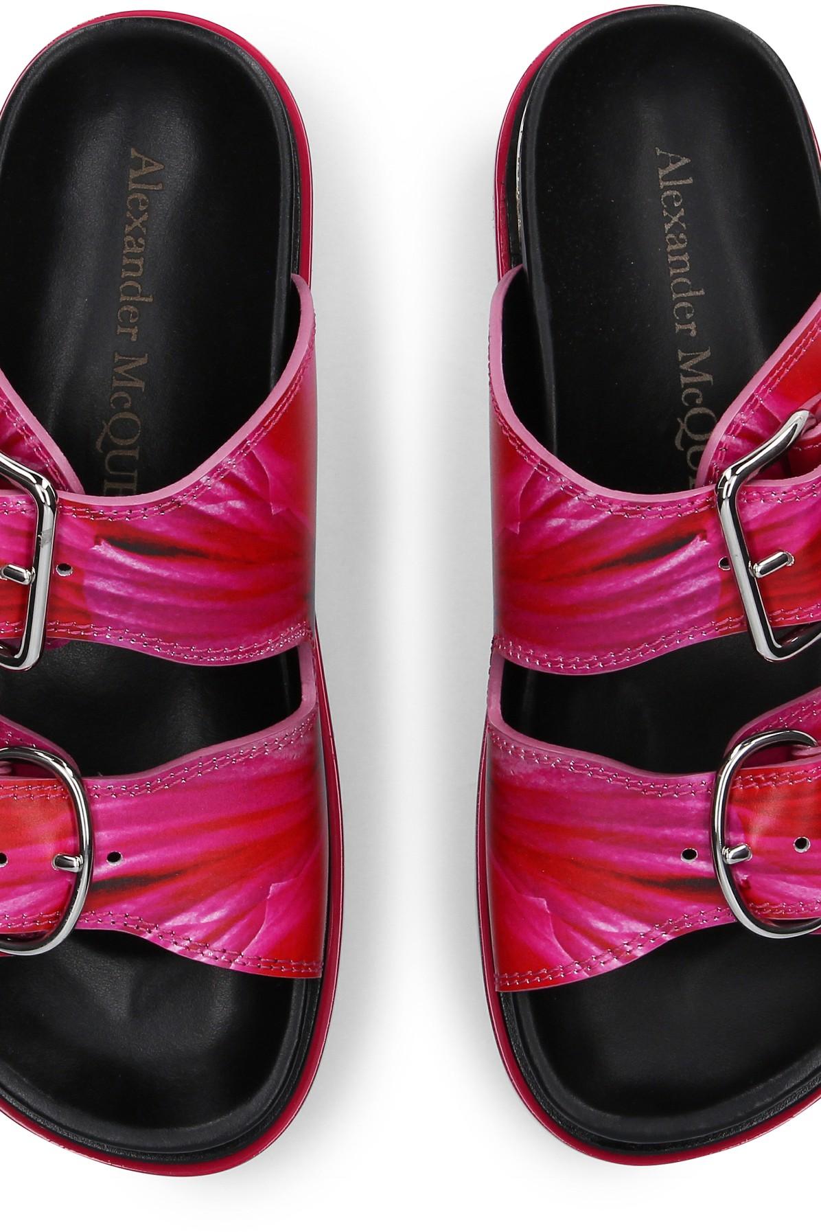 Alexander McQueen Oversize Sandals in Red Lyst