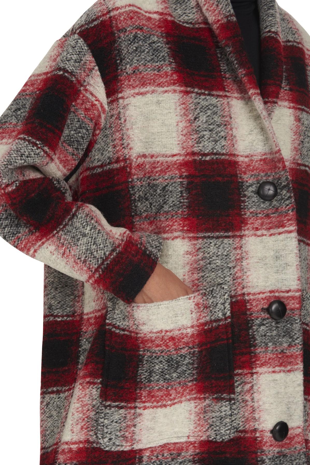 isabel marant elomia plaid coat