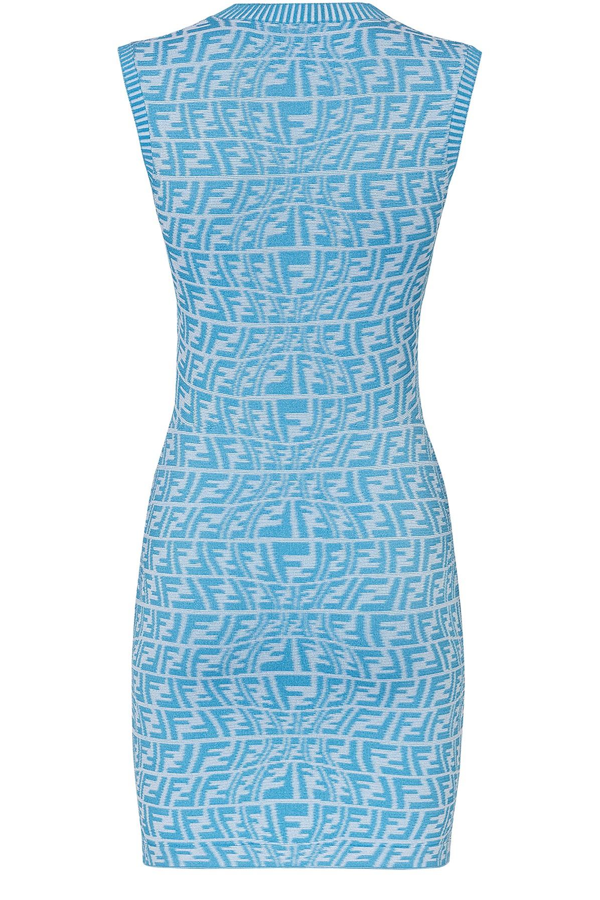 Fendi Viscose Dress in Blue