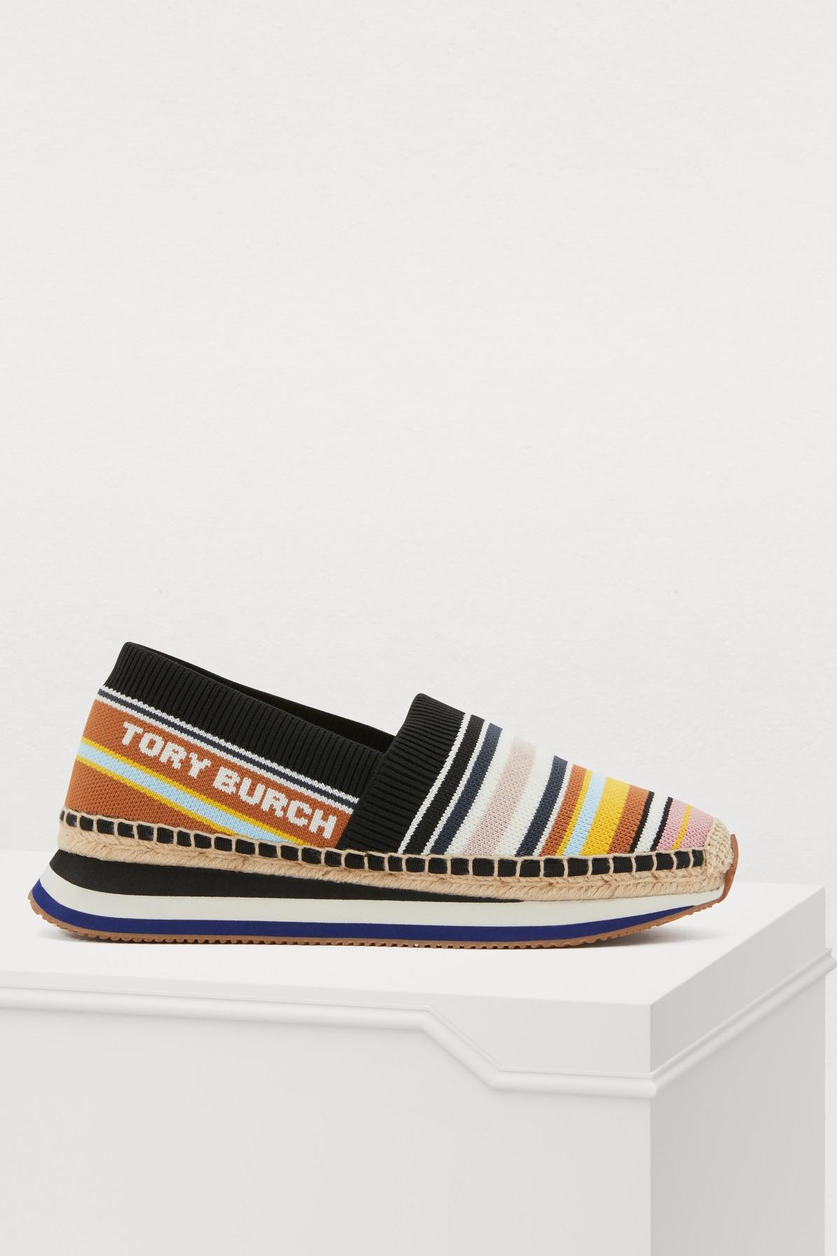 Tory Burch Espadrilles Daisy Polyamide Polyester Logo Multicoloured | Lyst