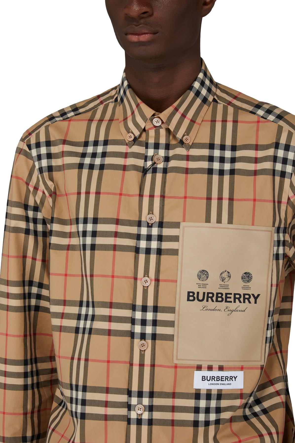 Burberry Long Sleeve Shirt for Men | Lyst