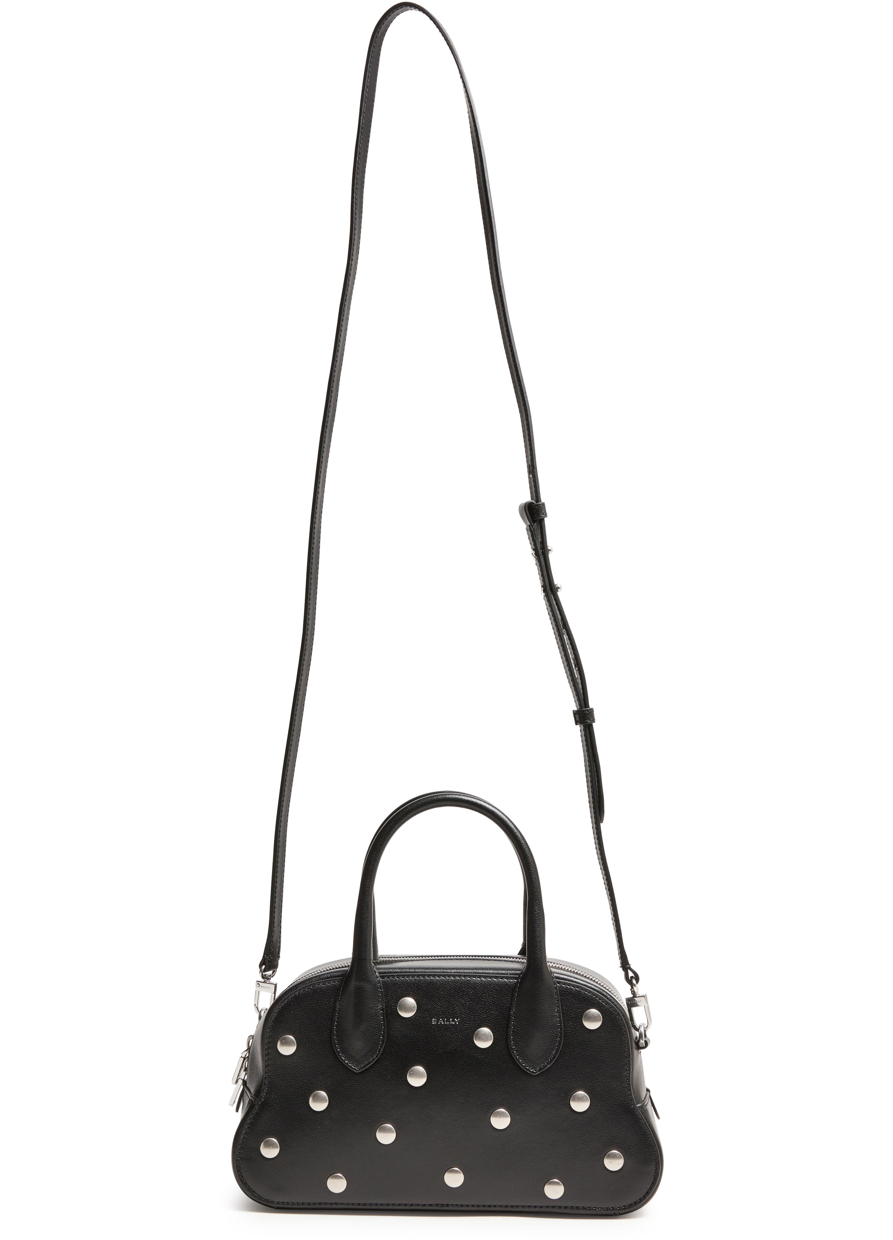 Bally Unda Satchel Handbag in Black | Lyst Bally Unda Satchel Handbag in Black | Lyst