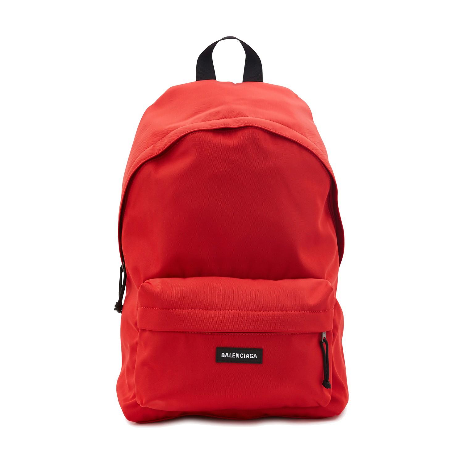 balenciaga red backpack