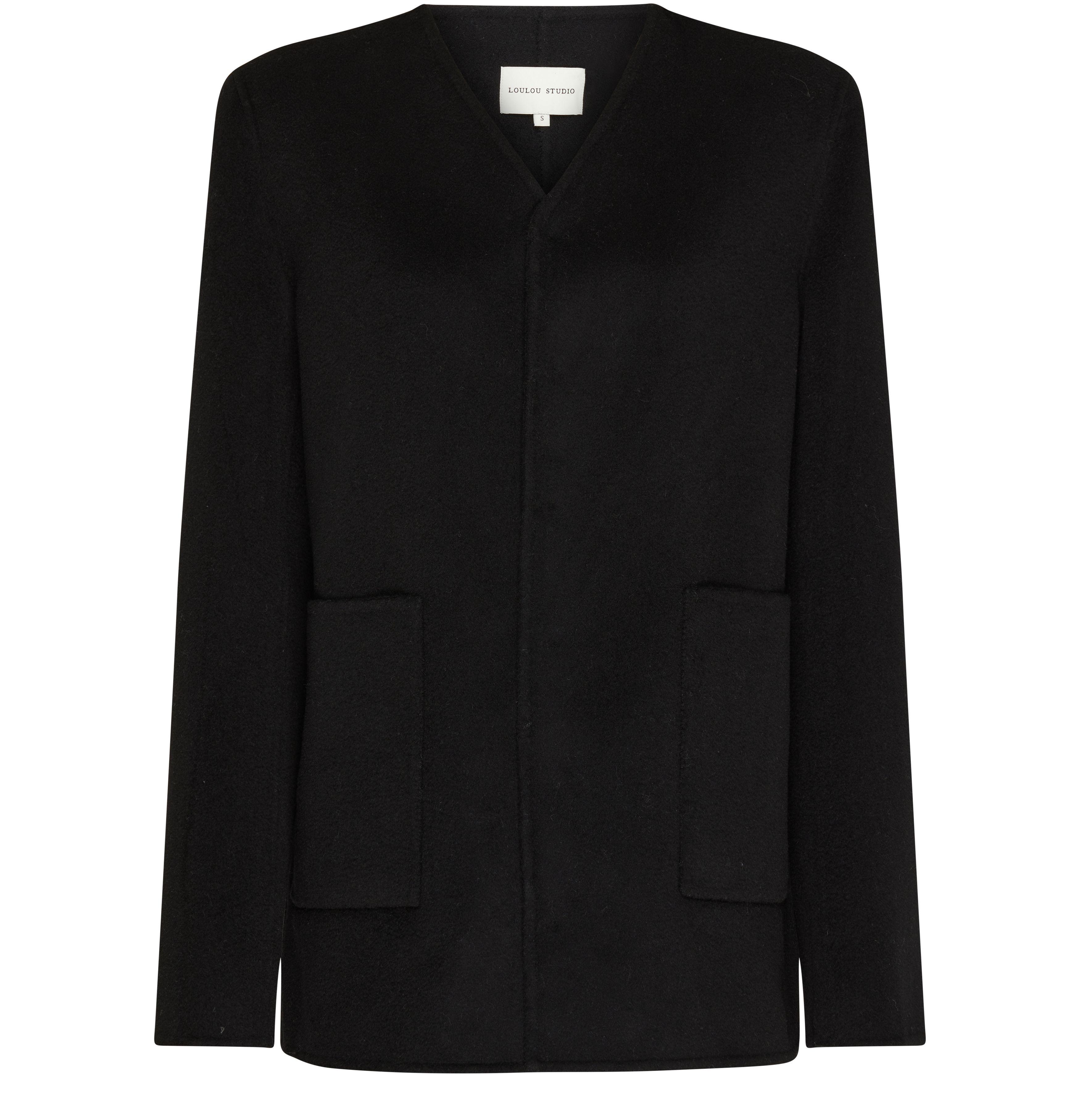 Loulou Studio Dahlia ribbed cardigan - Black