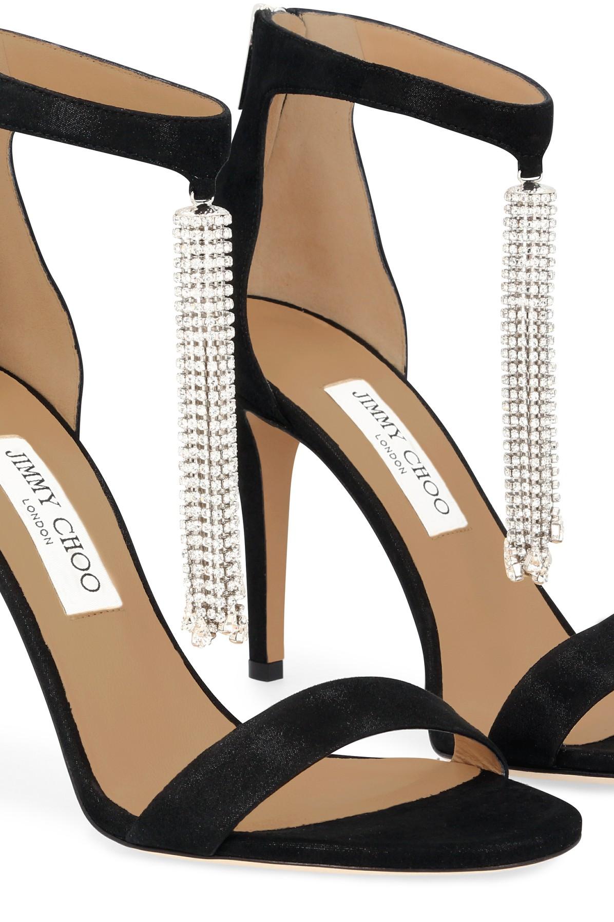 jimmy choo sandals with tassels