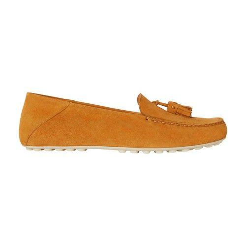 Loro Piana Dot Sole Loafers in Orange | Lyst