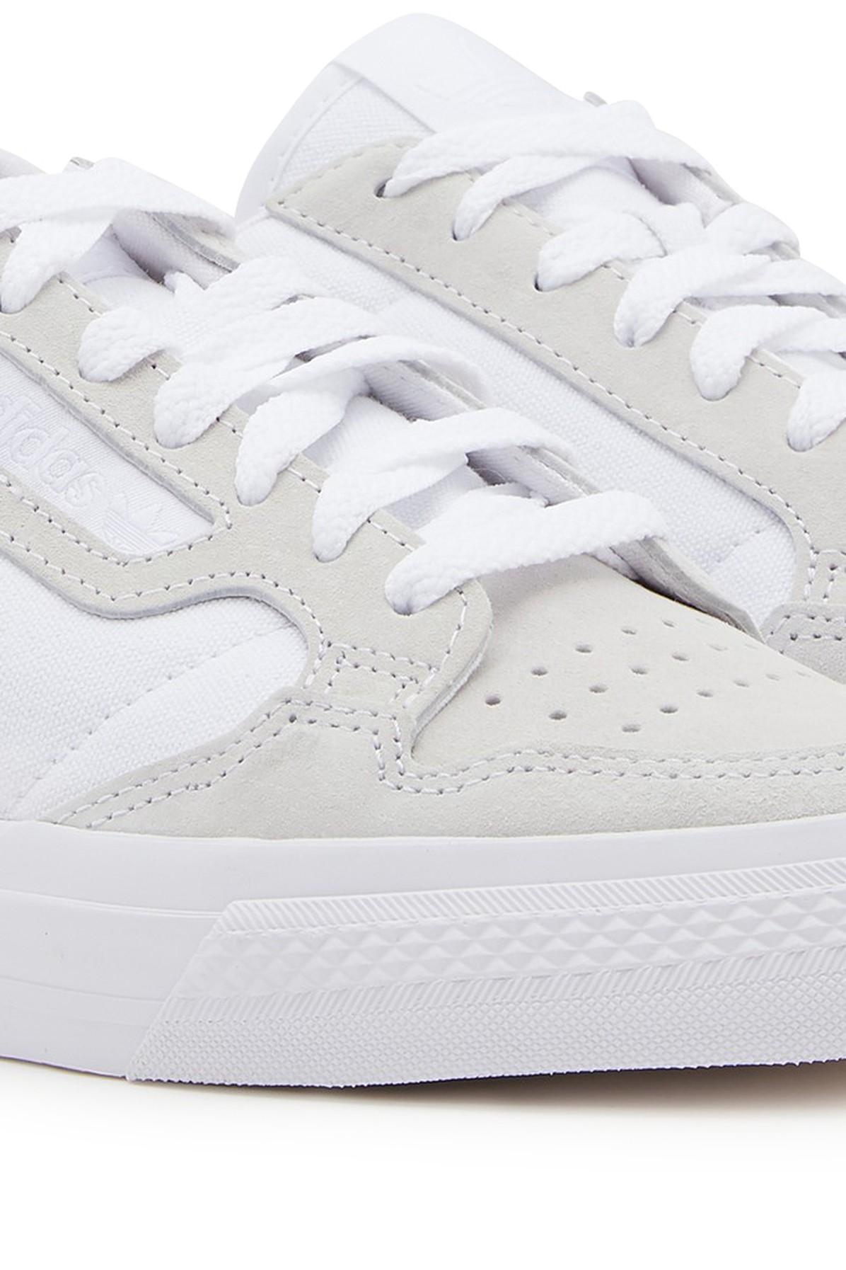 adidas Originals Canvas Continental 80 Vulc Trainers in White | Lyst