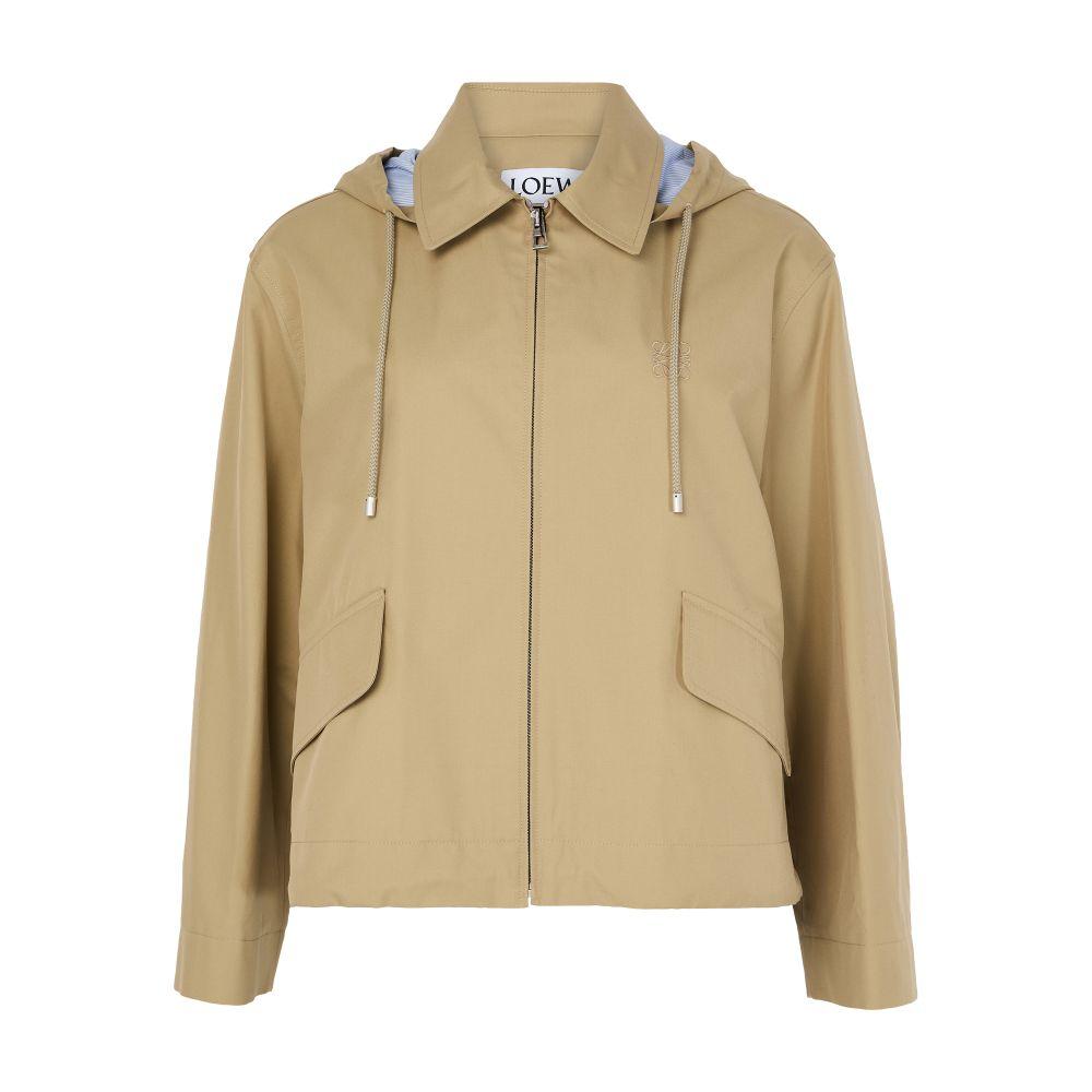 ジャケット LOEWE Women Bubble Jackets S359Y02XCI3550 Beige Puffer jacket in technical cotton blend Beige - LOEWE