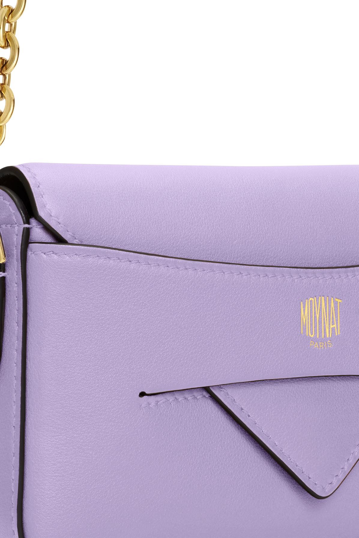 Moynat Enveloppe Crossbody Bag in Purple