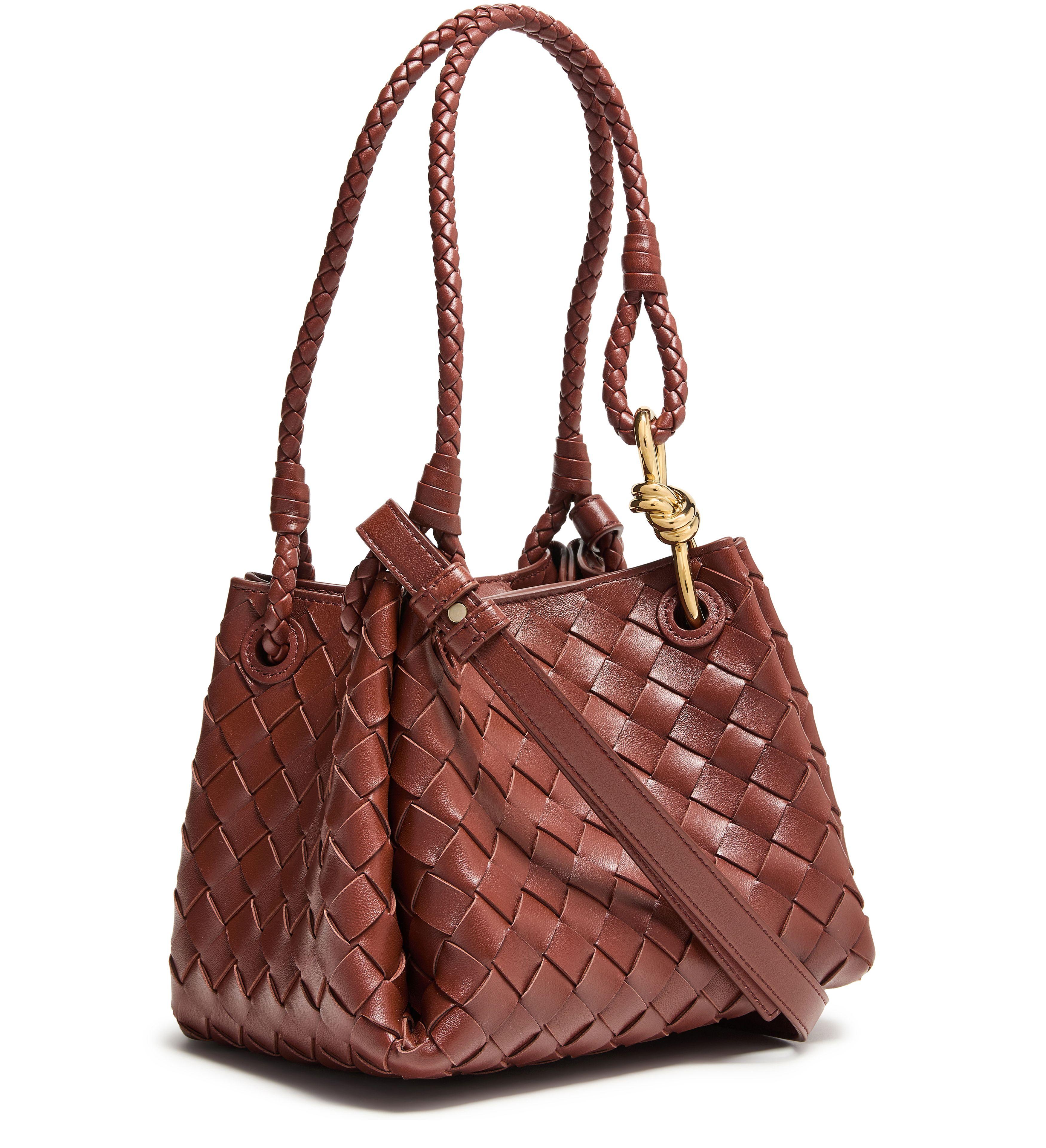 Bottega Veneta Small Parachute Bag in Brown | Lyst