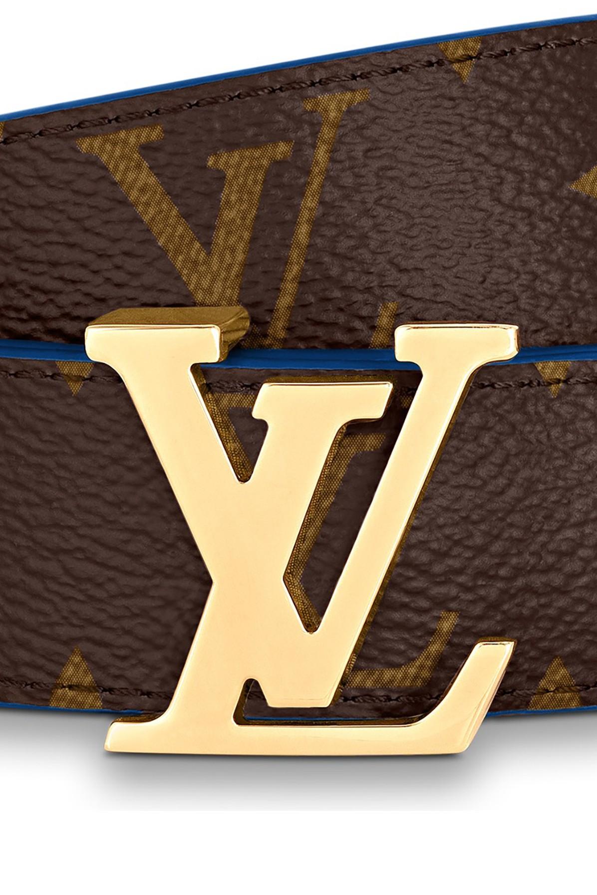 LOUIS VUITTON LV Initiales Monogram Canvas Belt Brown - 10% OFF
