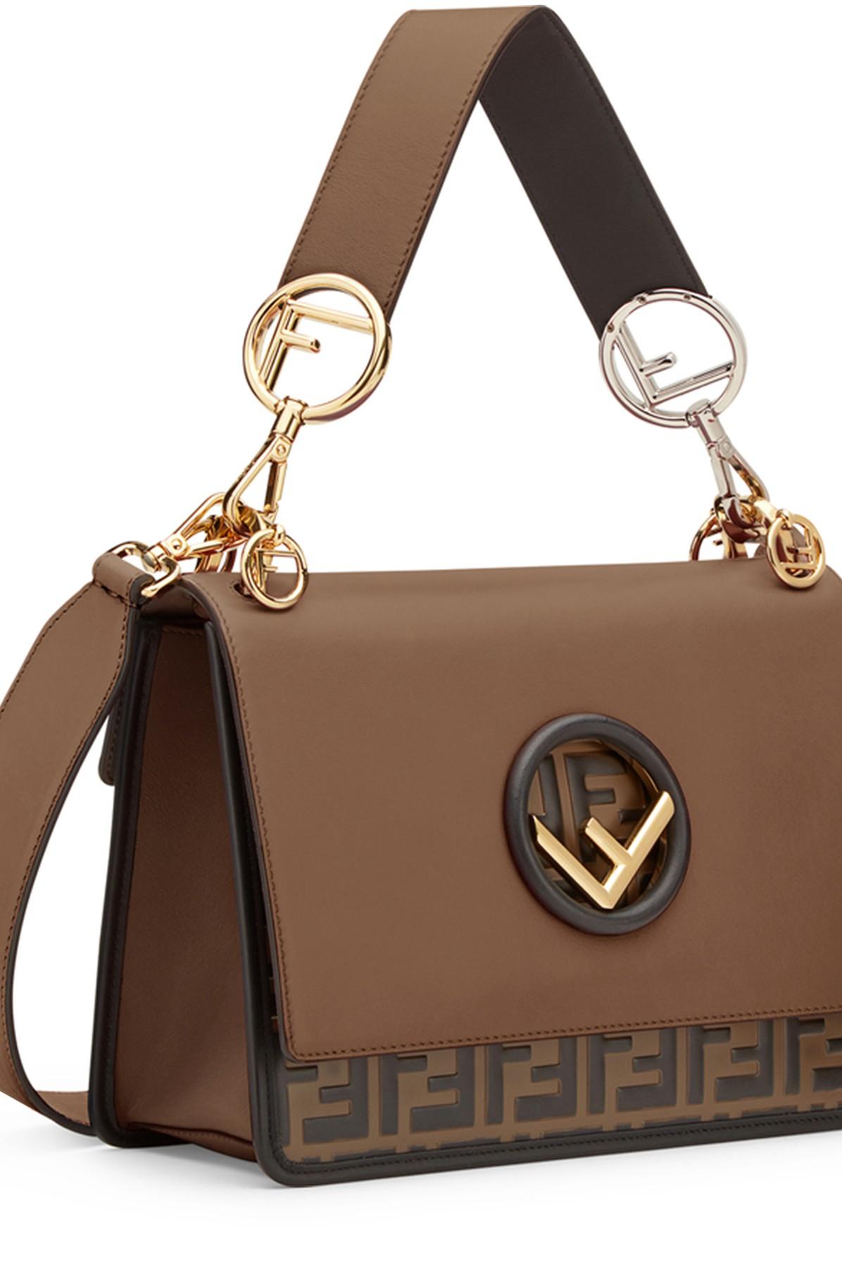 Fendi Kan I F in Brown Lyst Canada