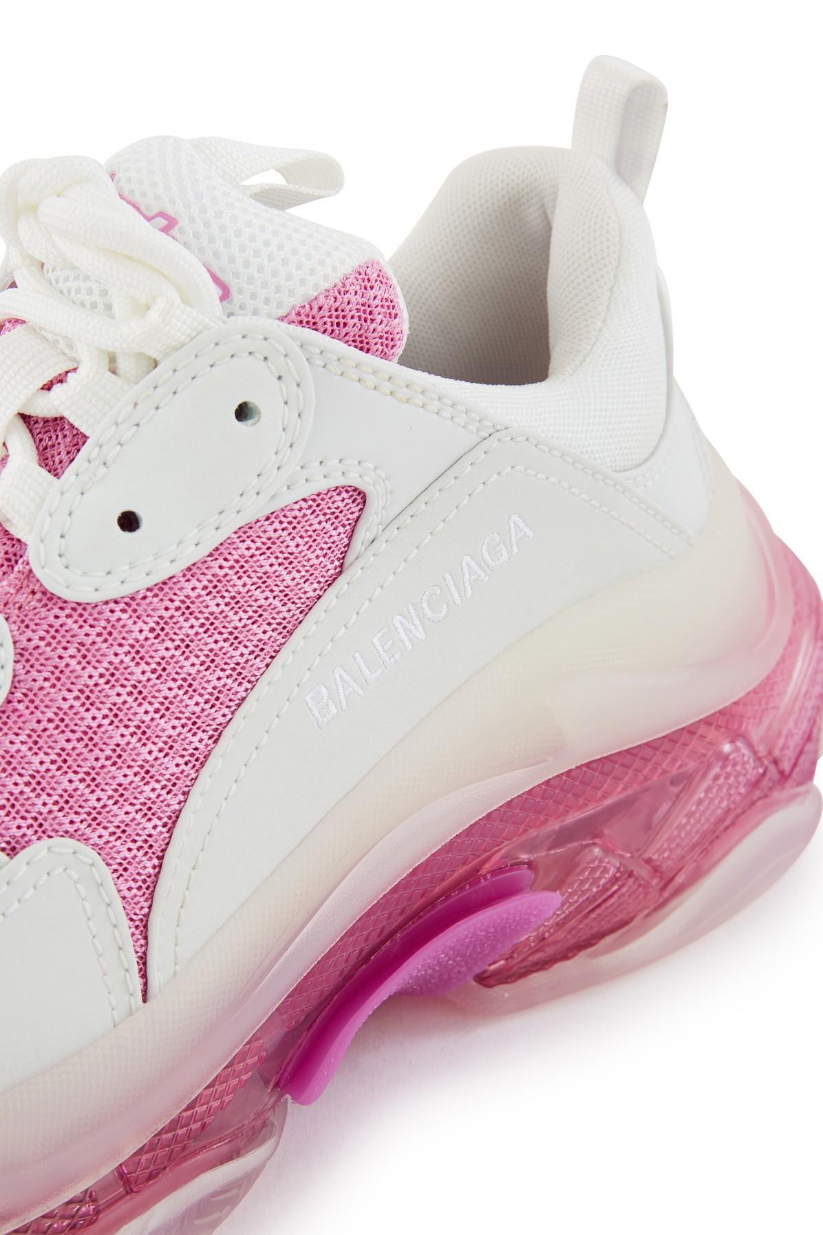balenciaga white and pink
