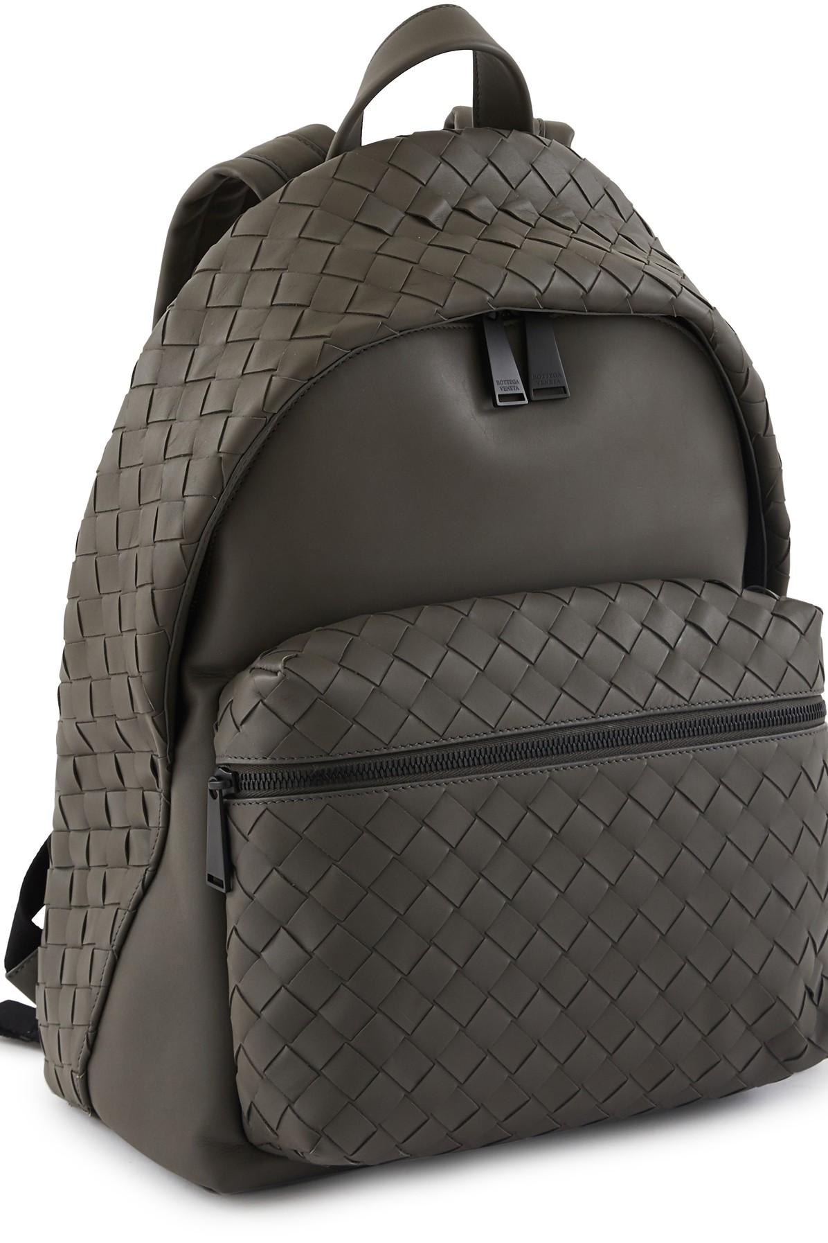 Bottega Veneta Intrecciato Calf Leather Backpack for Men | Lyst