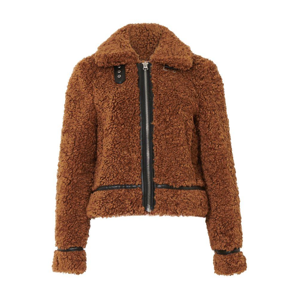 STAND Audrey Jacket in Brown Lyst