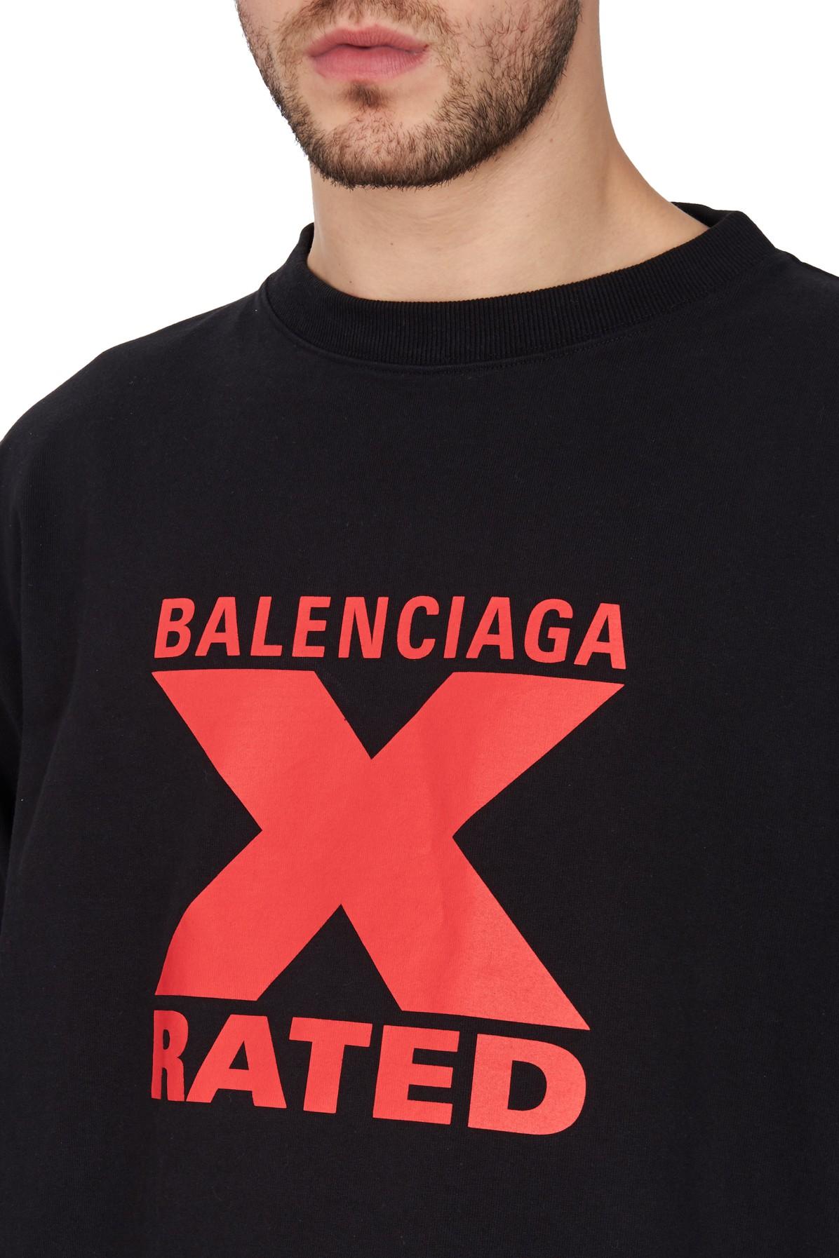 Balenciaga X Rated Large Fit T-shirt in Black for Men | Lyst