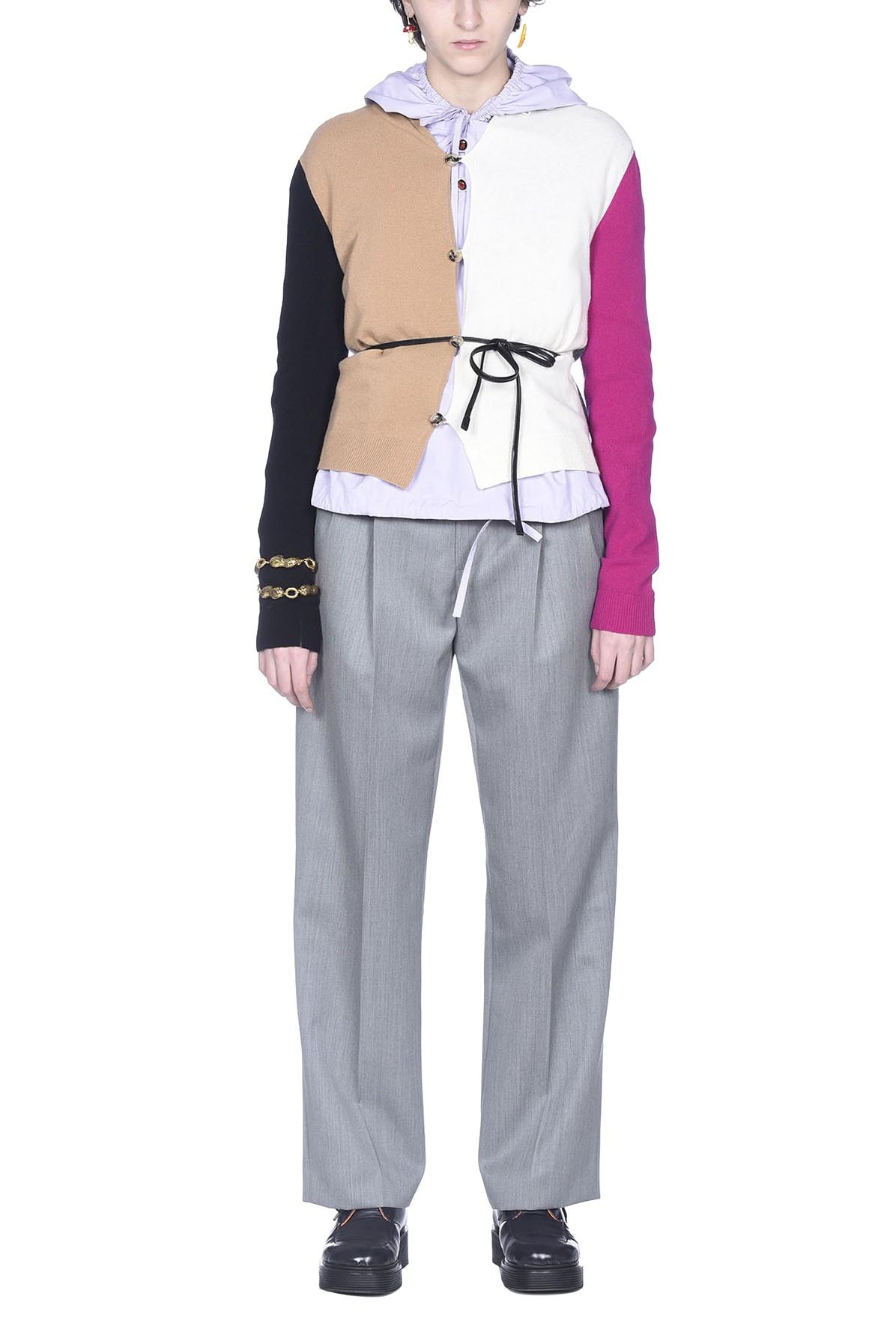 marni color block cardigan