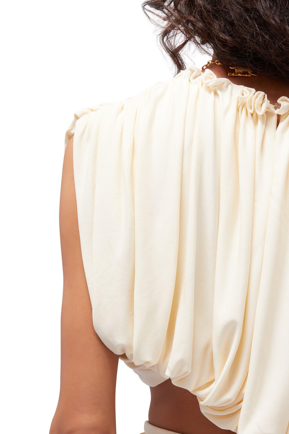 Khaite The Lowry Top in Natural | Lyst